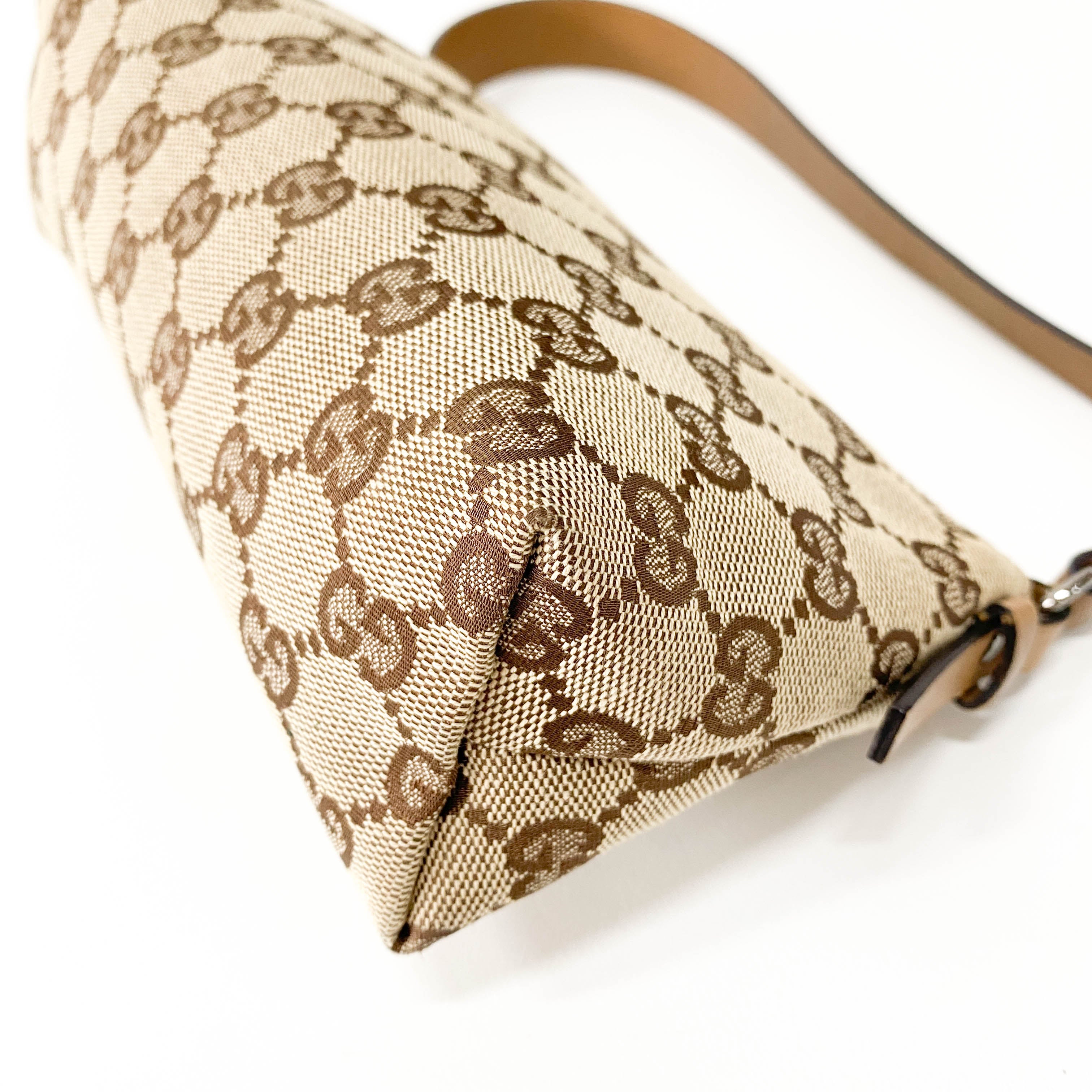 Brown GG Canvas Pochette Bag