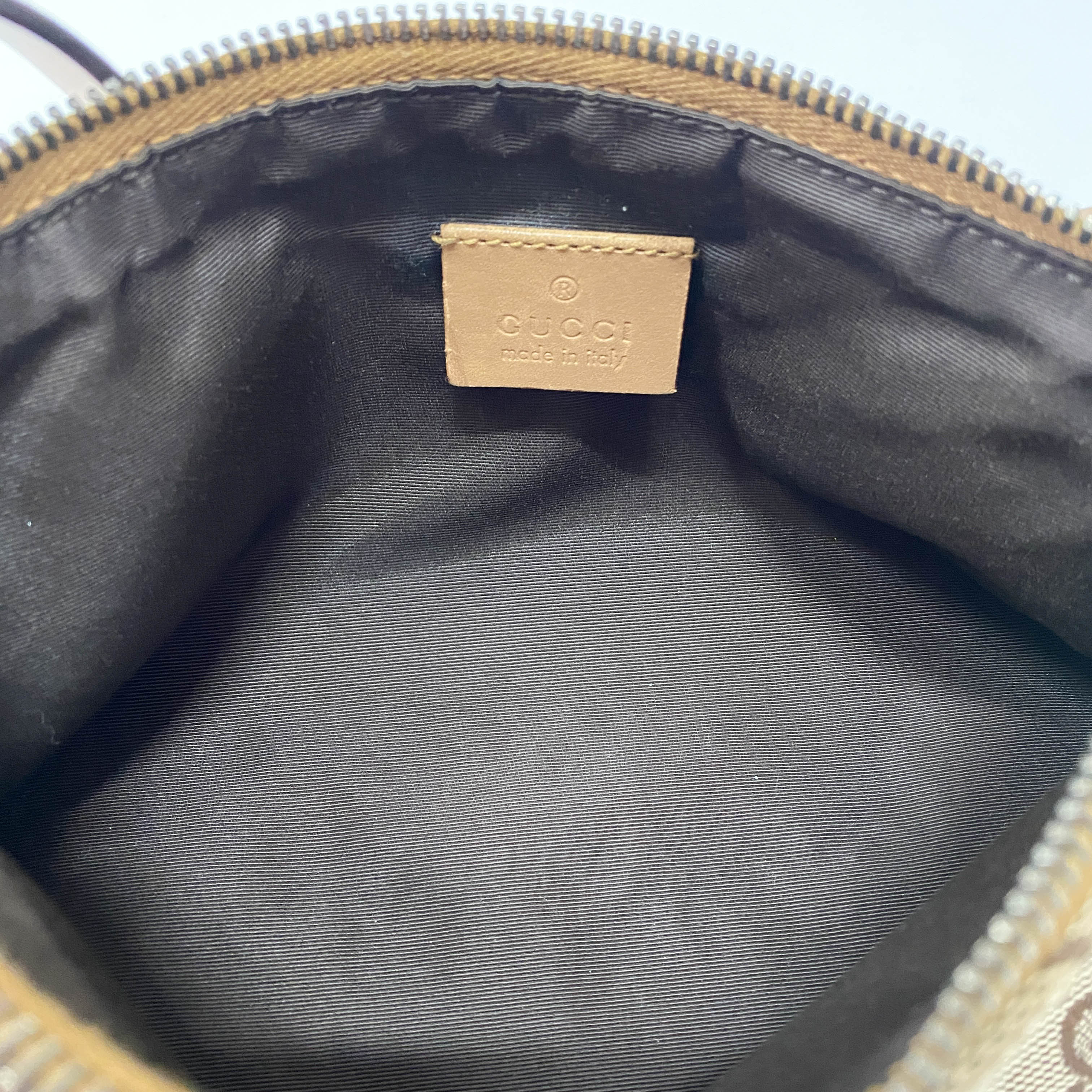 Brown GG Canvas Pochette Bag