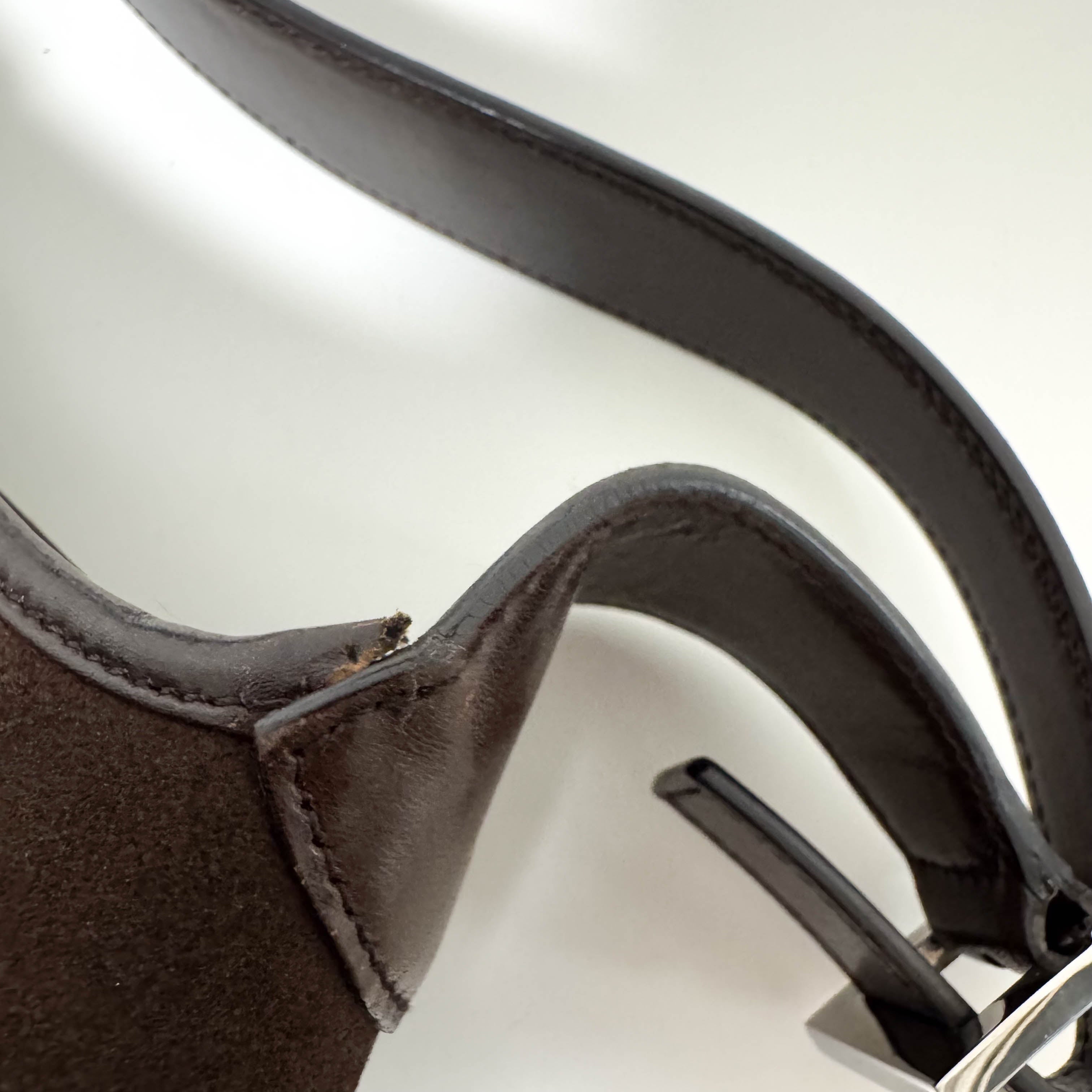 Jackie Brown Suede Sherry Shoulder Bag