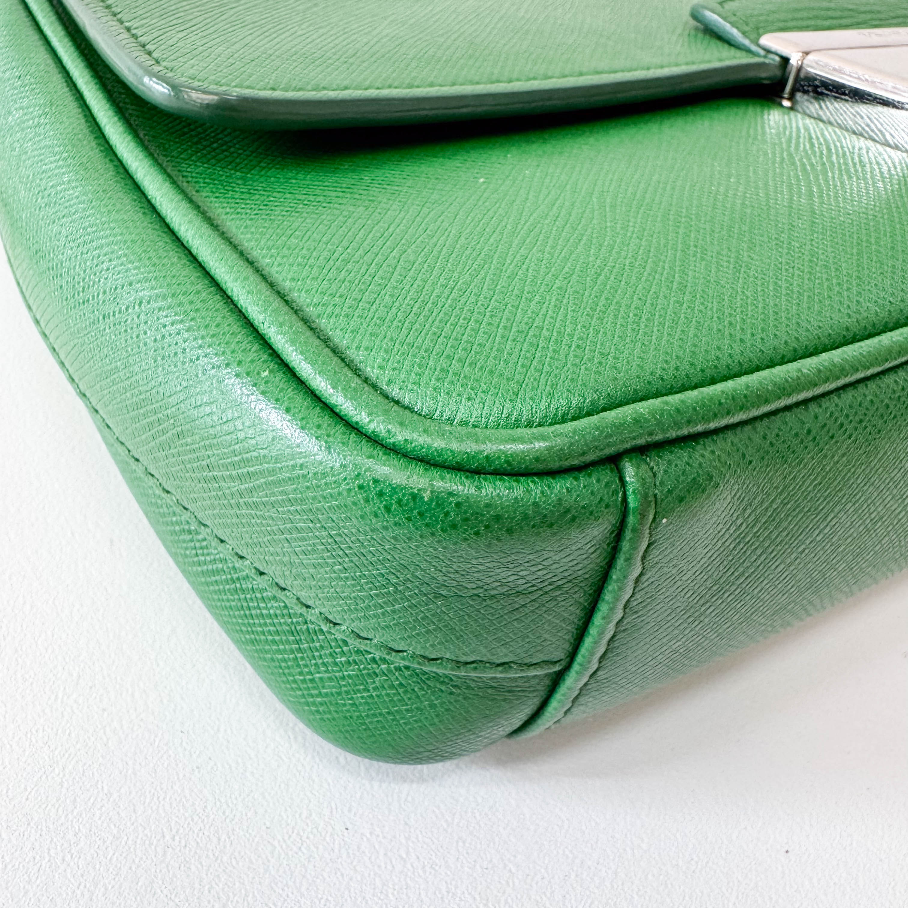 Green Leather Shoulder Bag