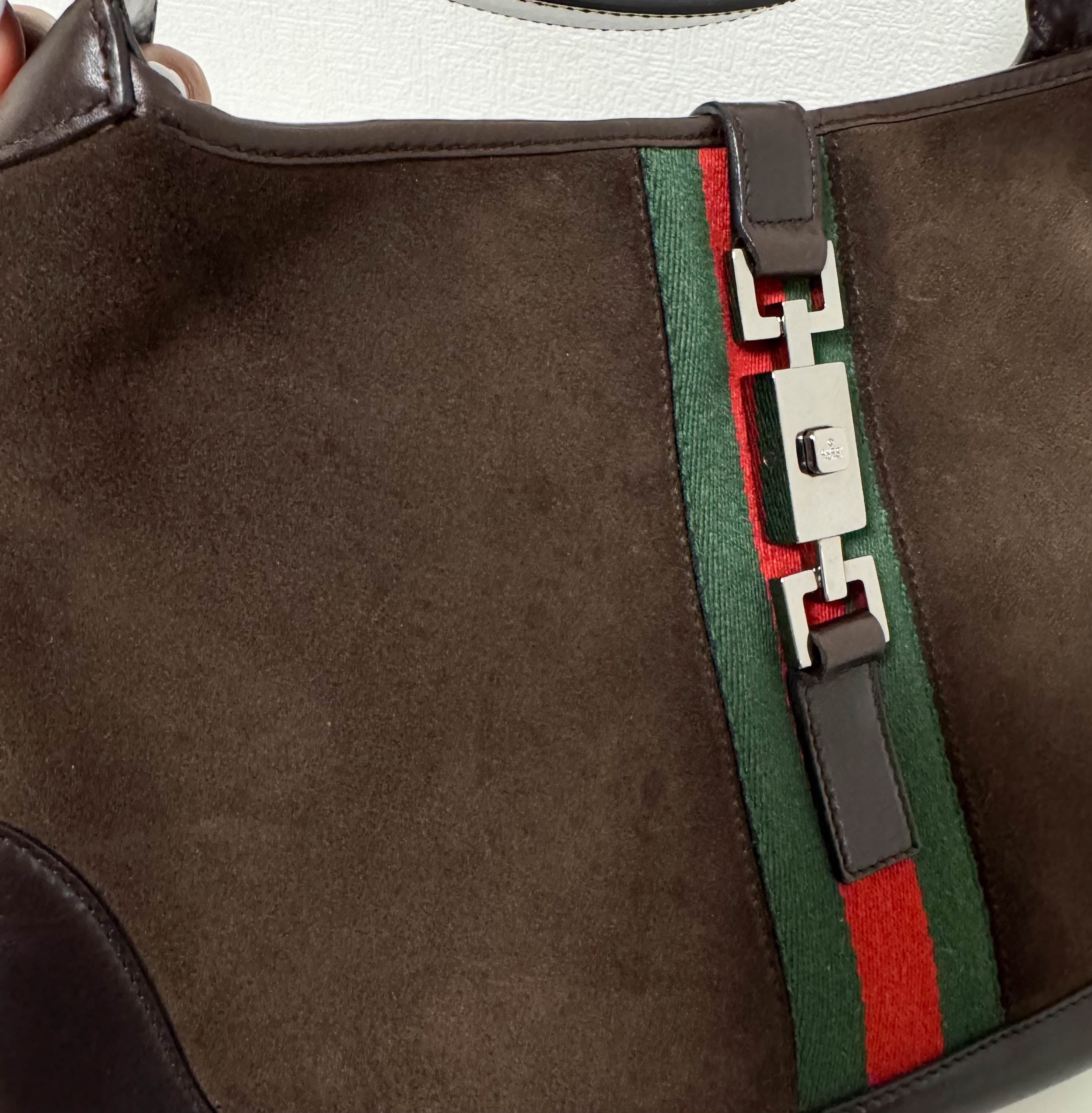 Jackie Brown Suede Sherry Shoulder Bag