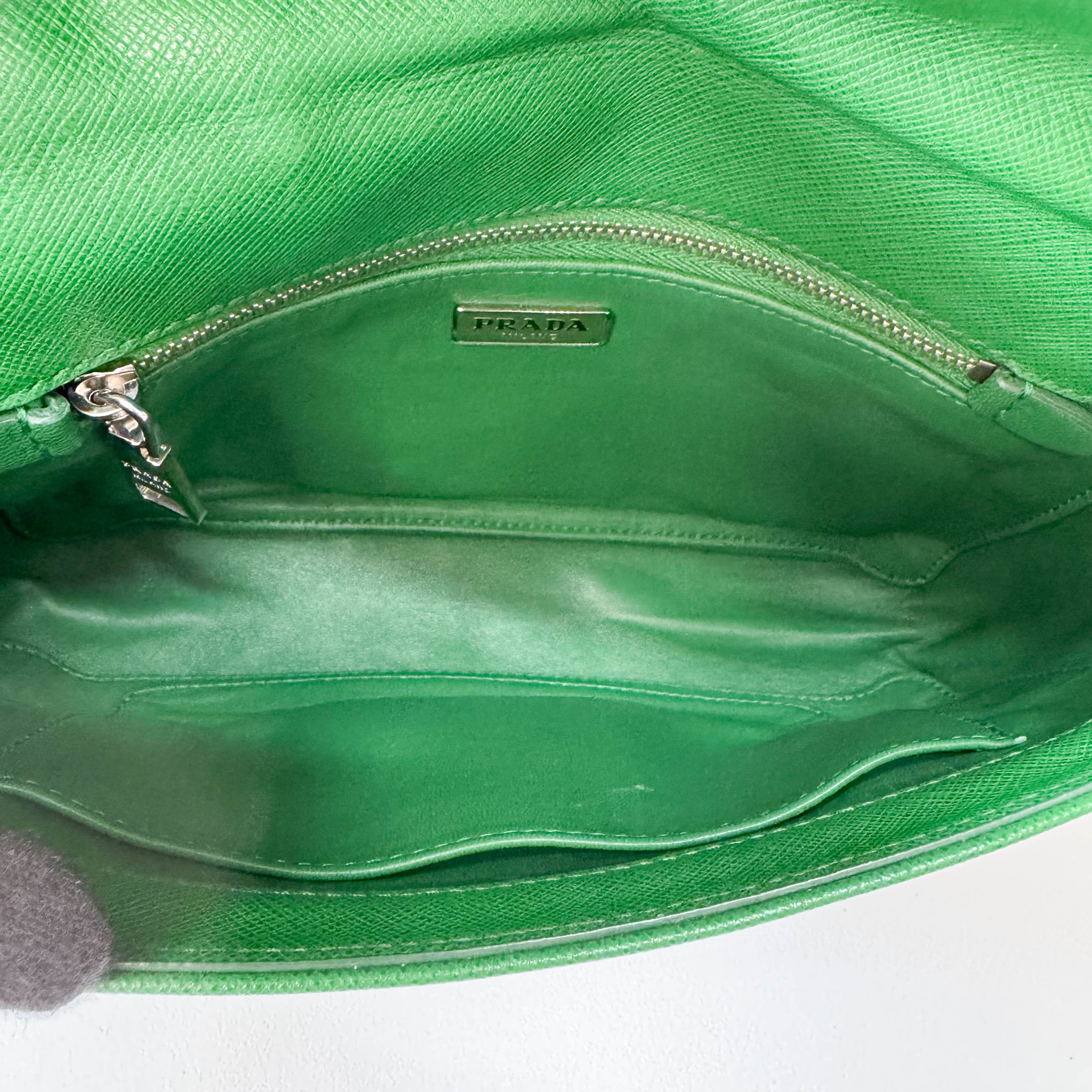 Green Leather Shoulder Bag