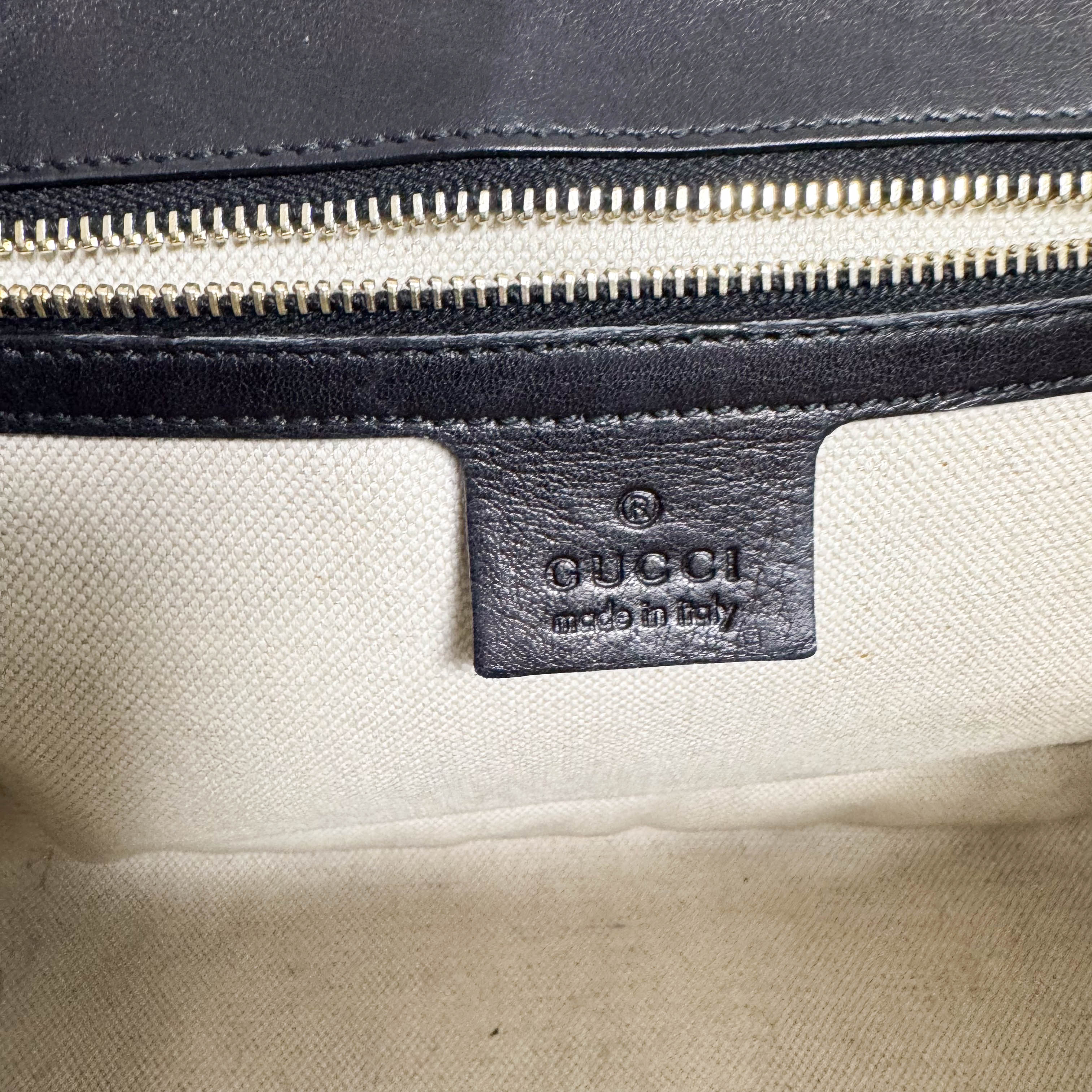 Bamboo Pony Hair Blue Leorapd Print Handbag