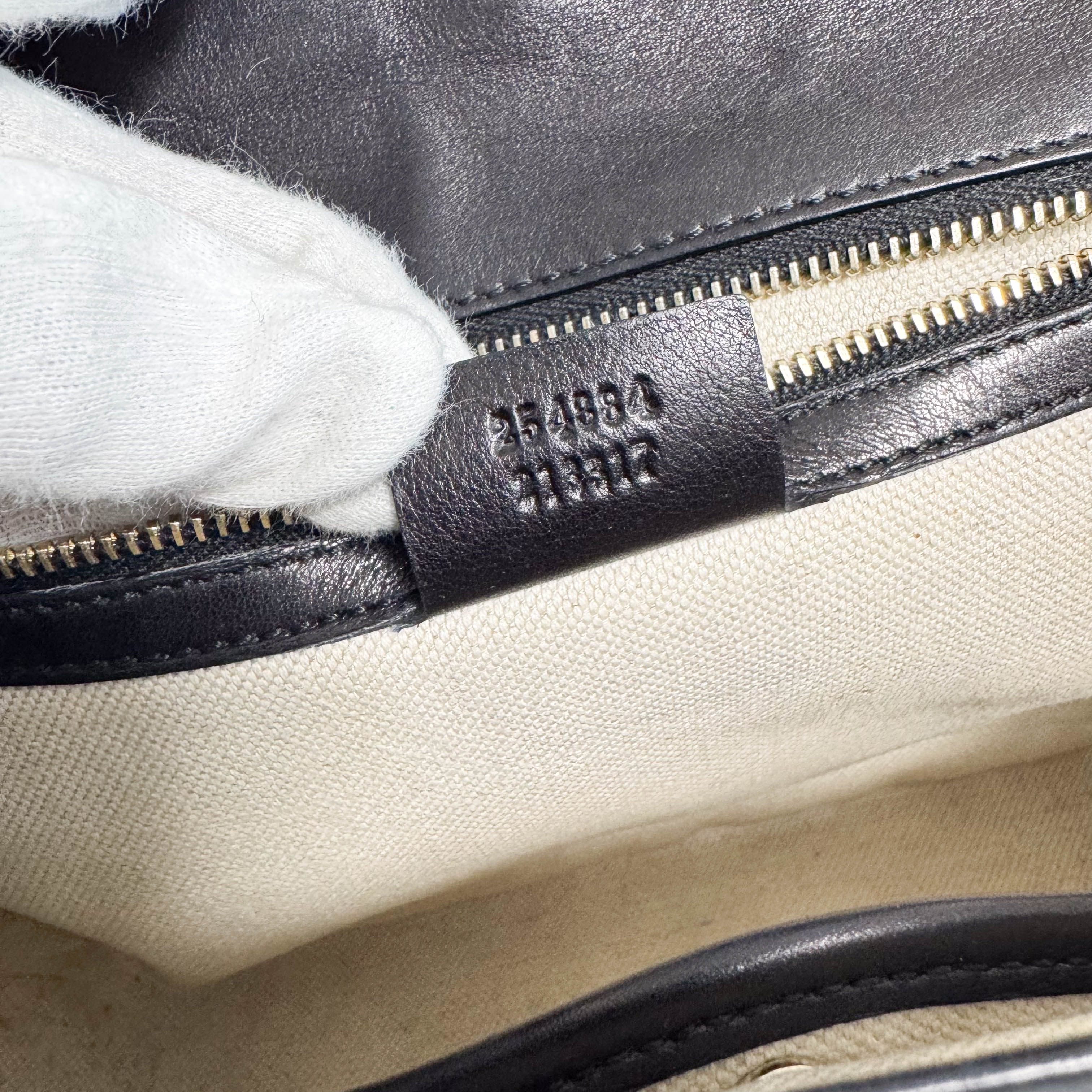 Bamboo Pony Hair Blue Leorapd Print Handbag