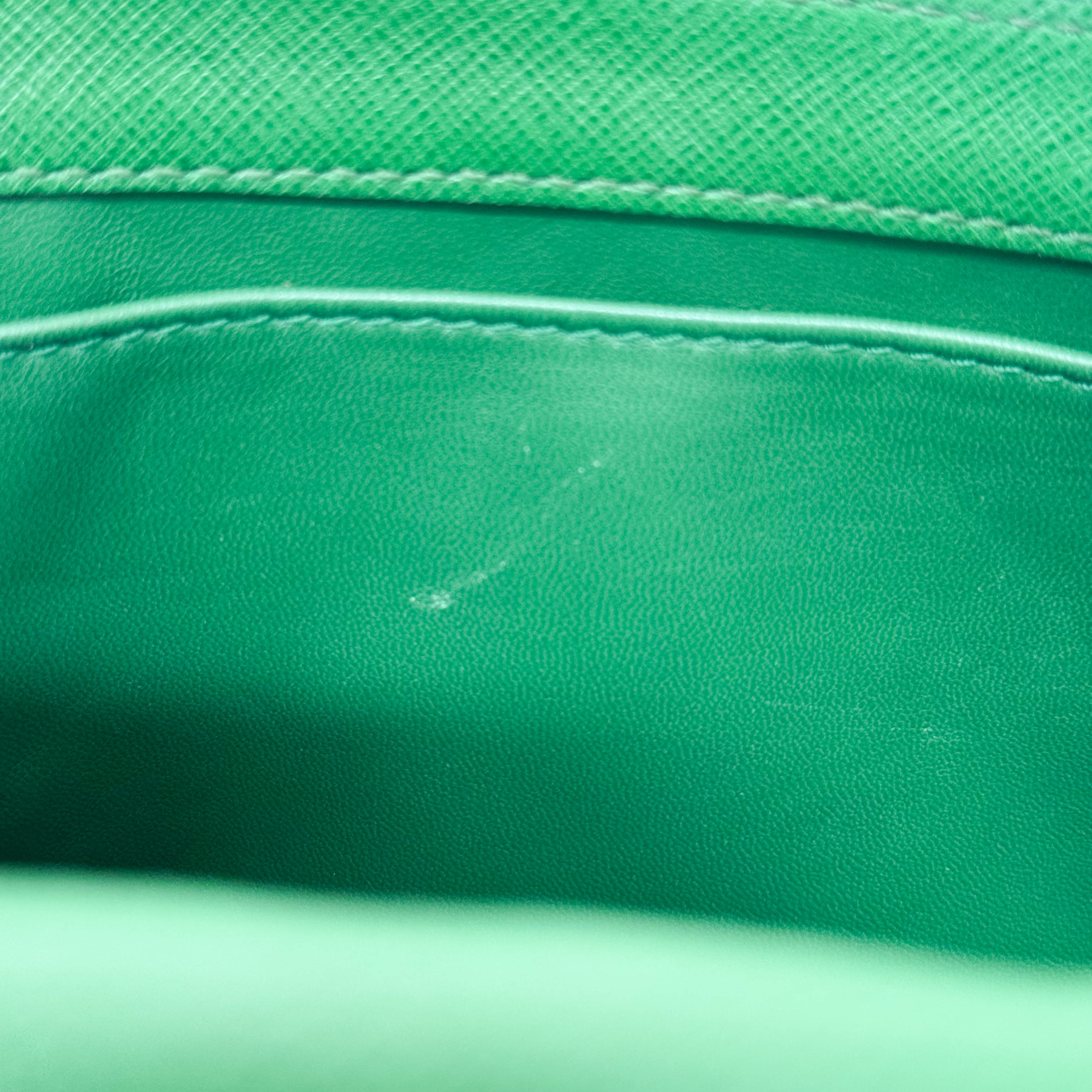 Green Leather Shoulder Bag
