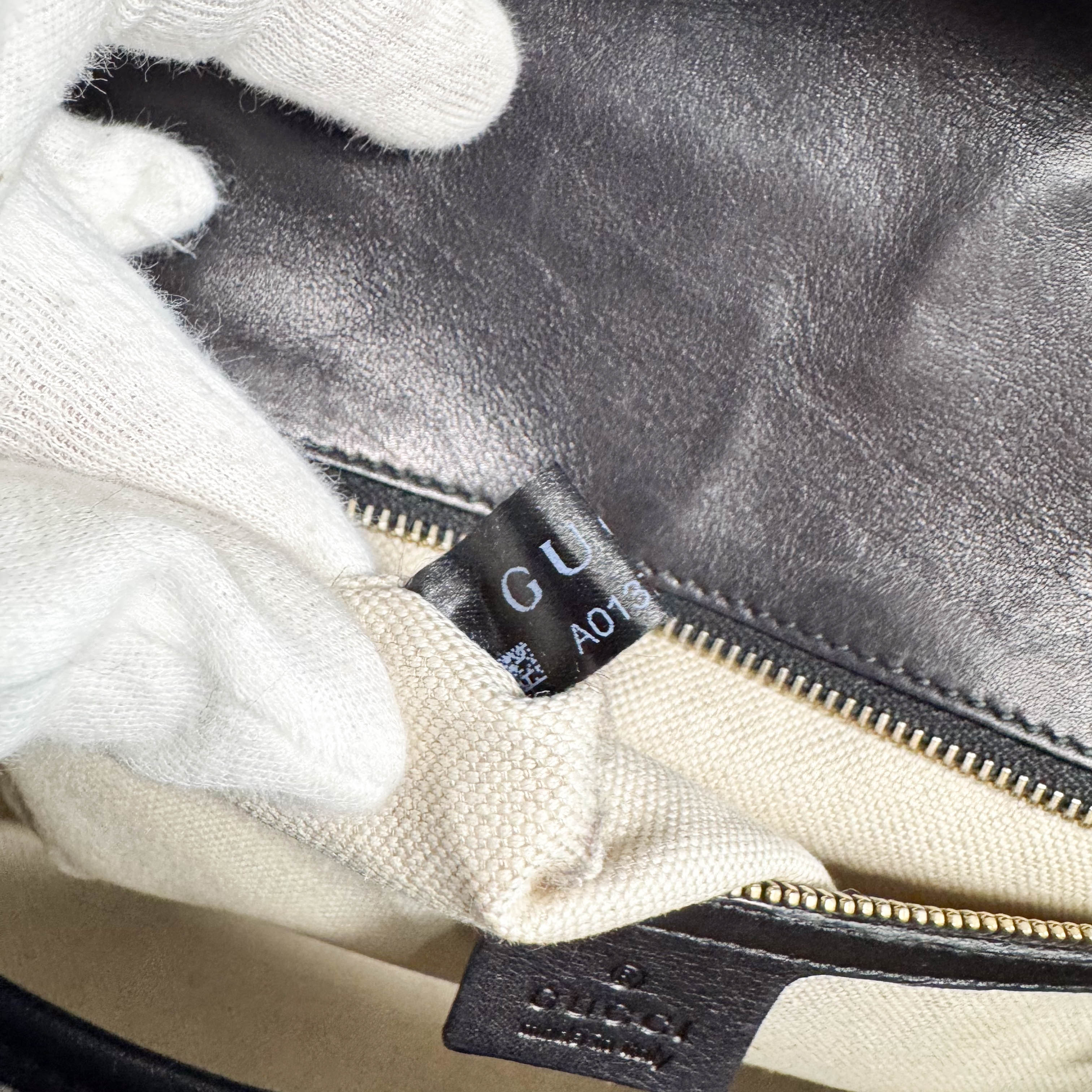 Bamboo Pony Hair Blue Leorapd Print Handbag