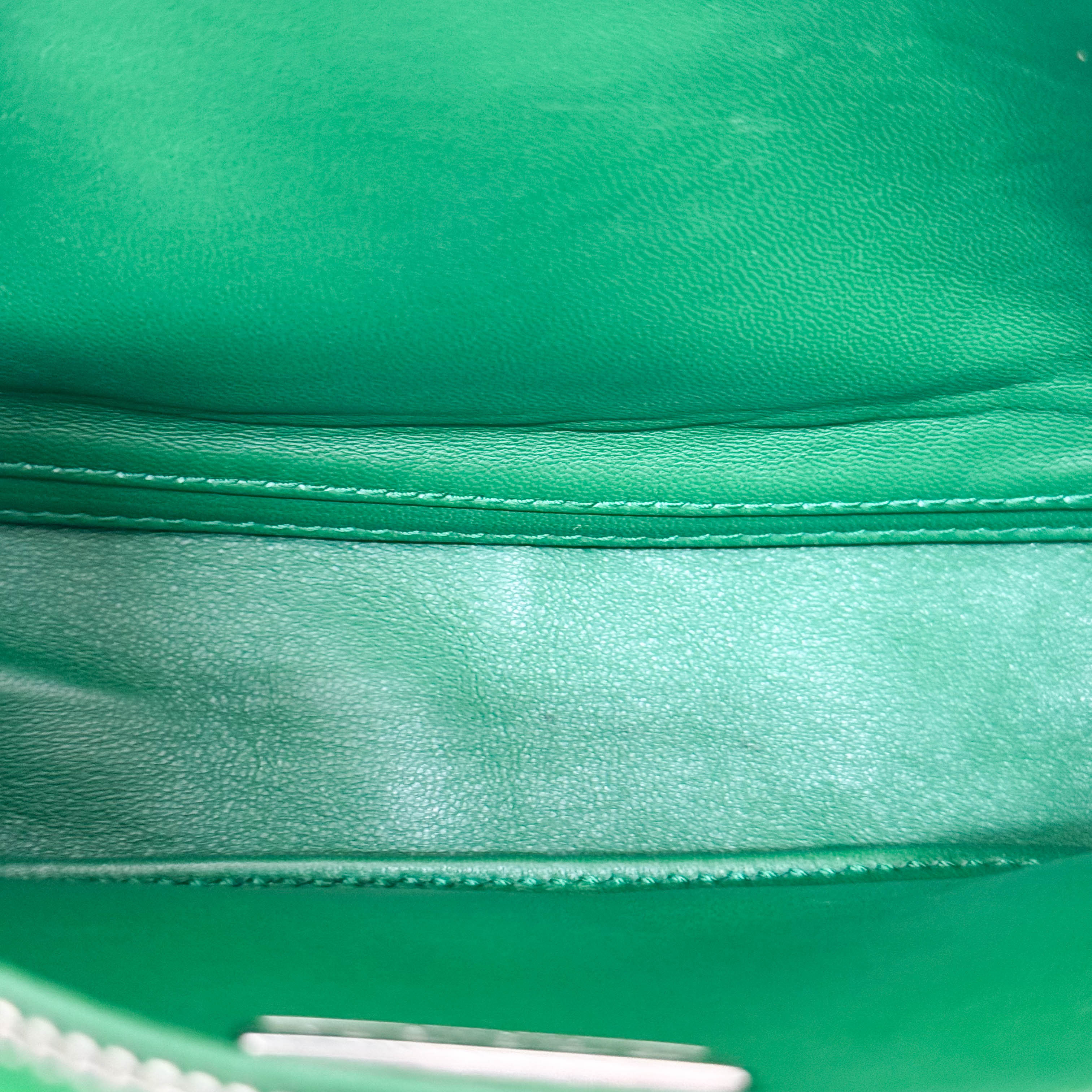 Green Leather Shoulder Bag
