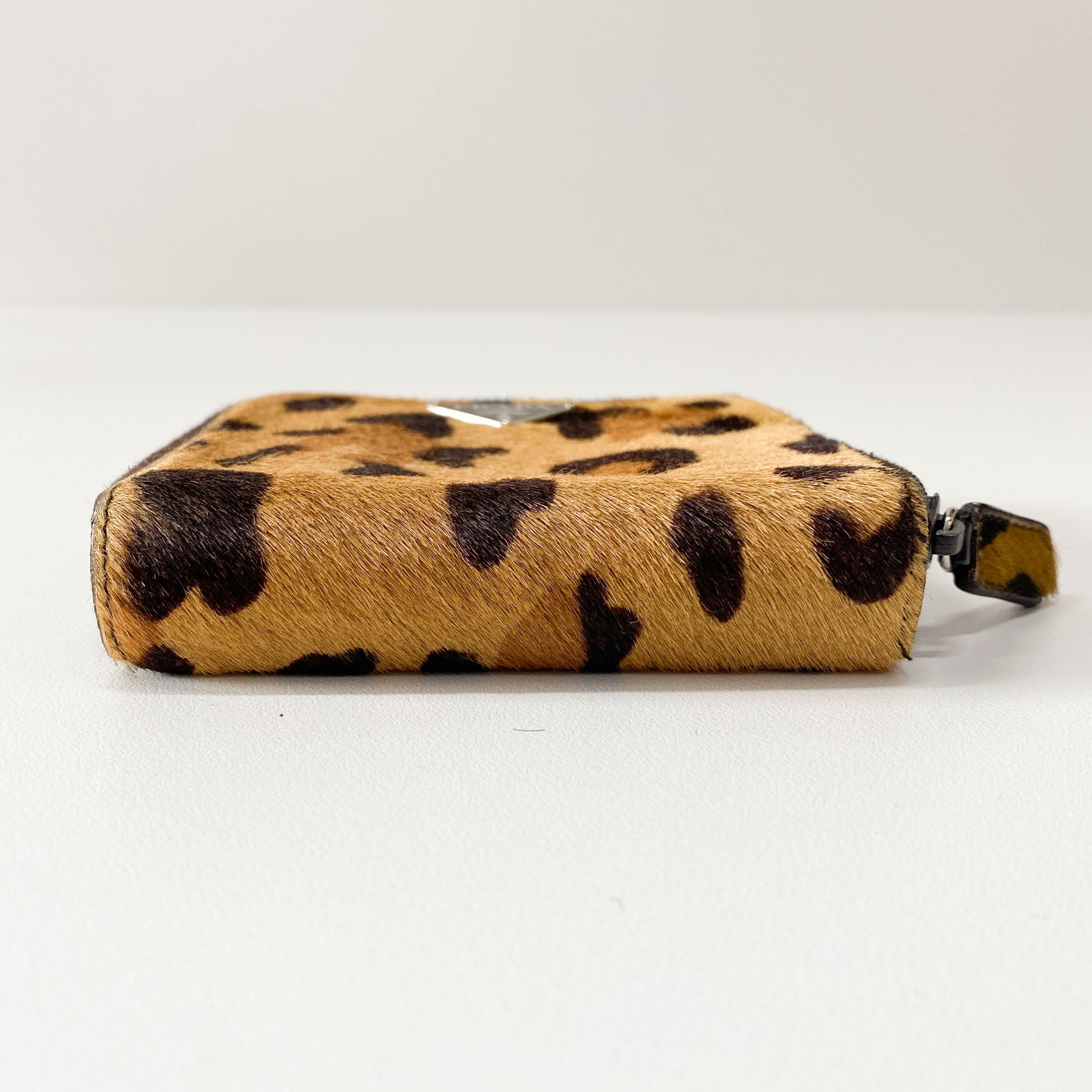 Leopard Pony Hair Wallet