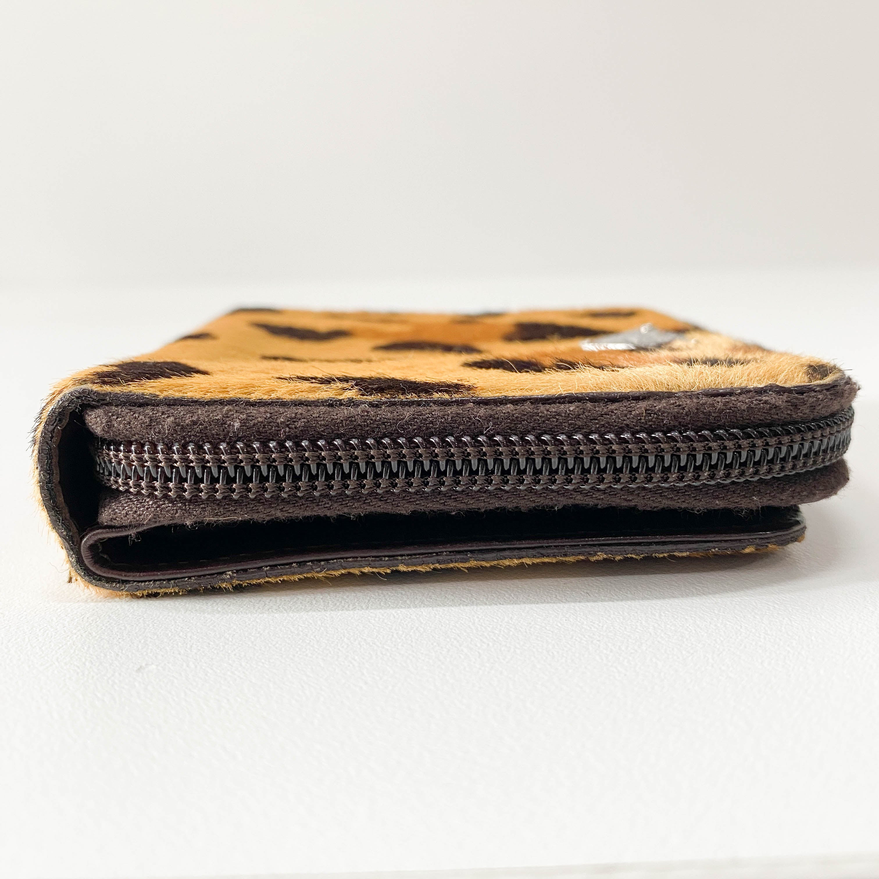 Leopard Pony Hair Wallet