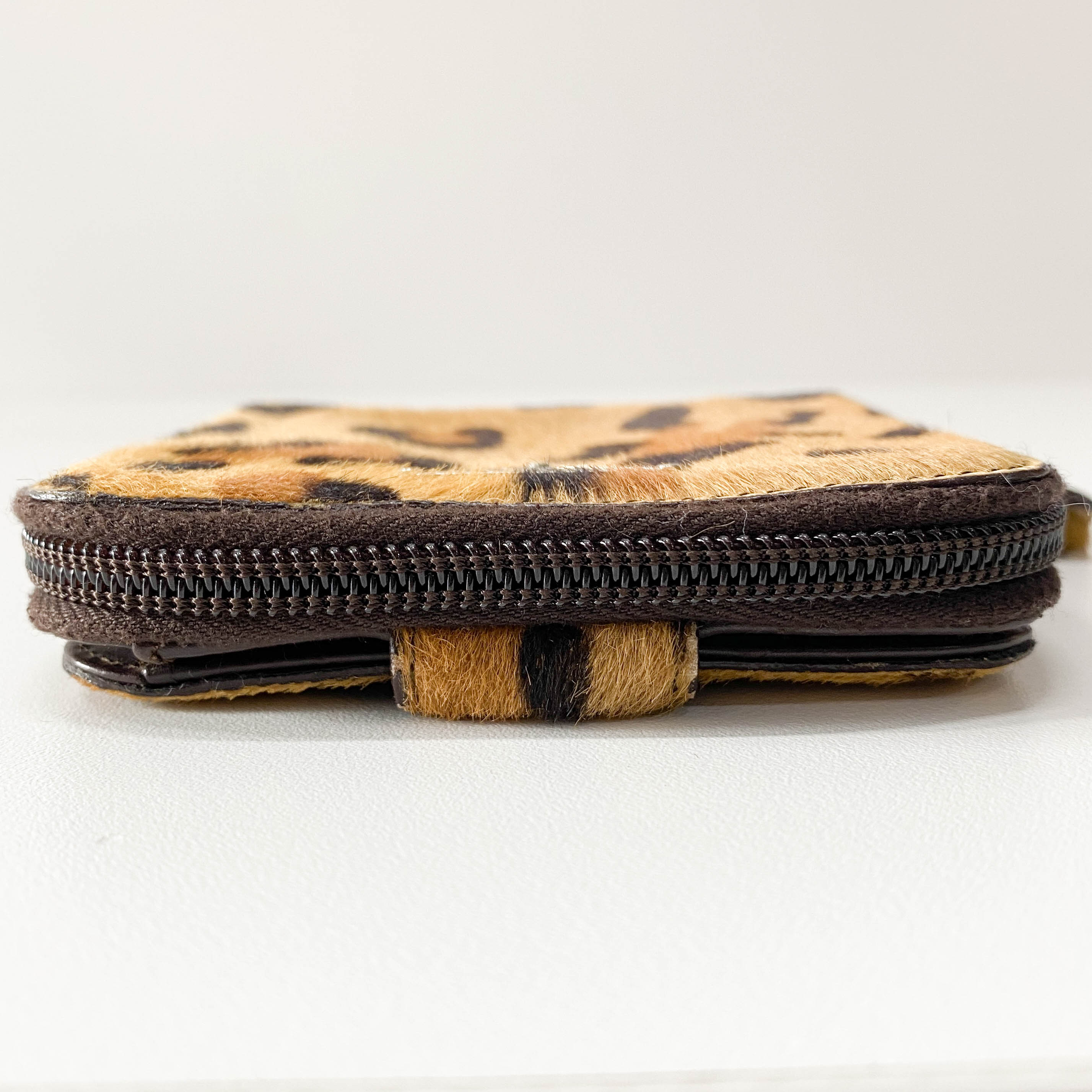 Leopard Pony Hair Wallet
