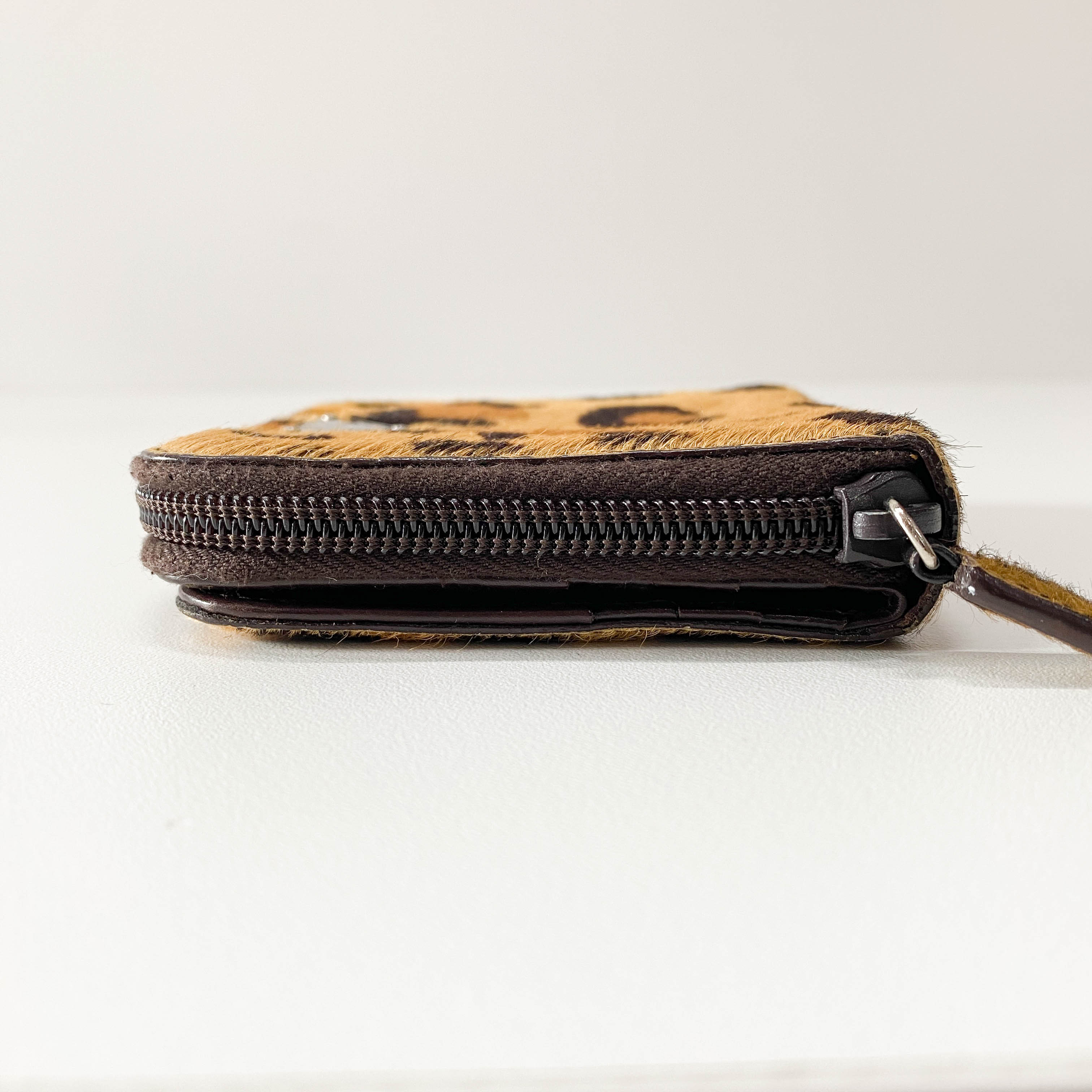 Leopard Pony Hair Wallet