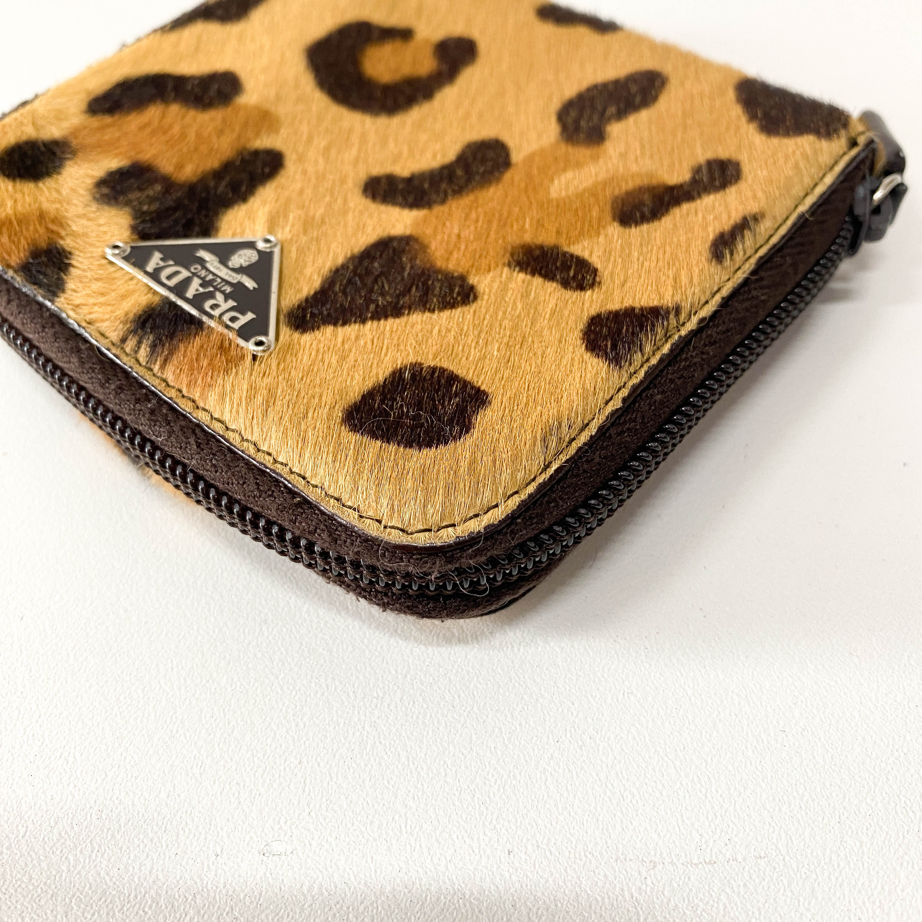 Leopard Pony Hair Wallet
