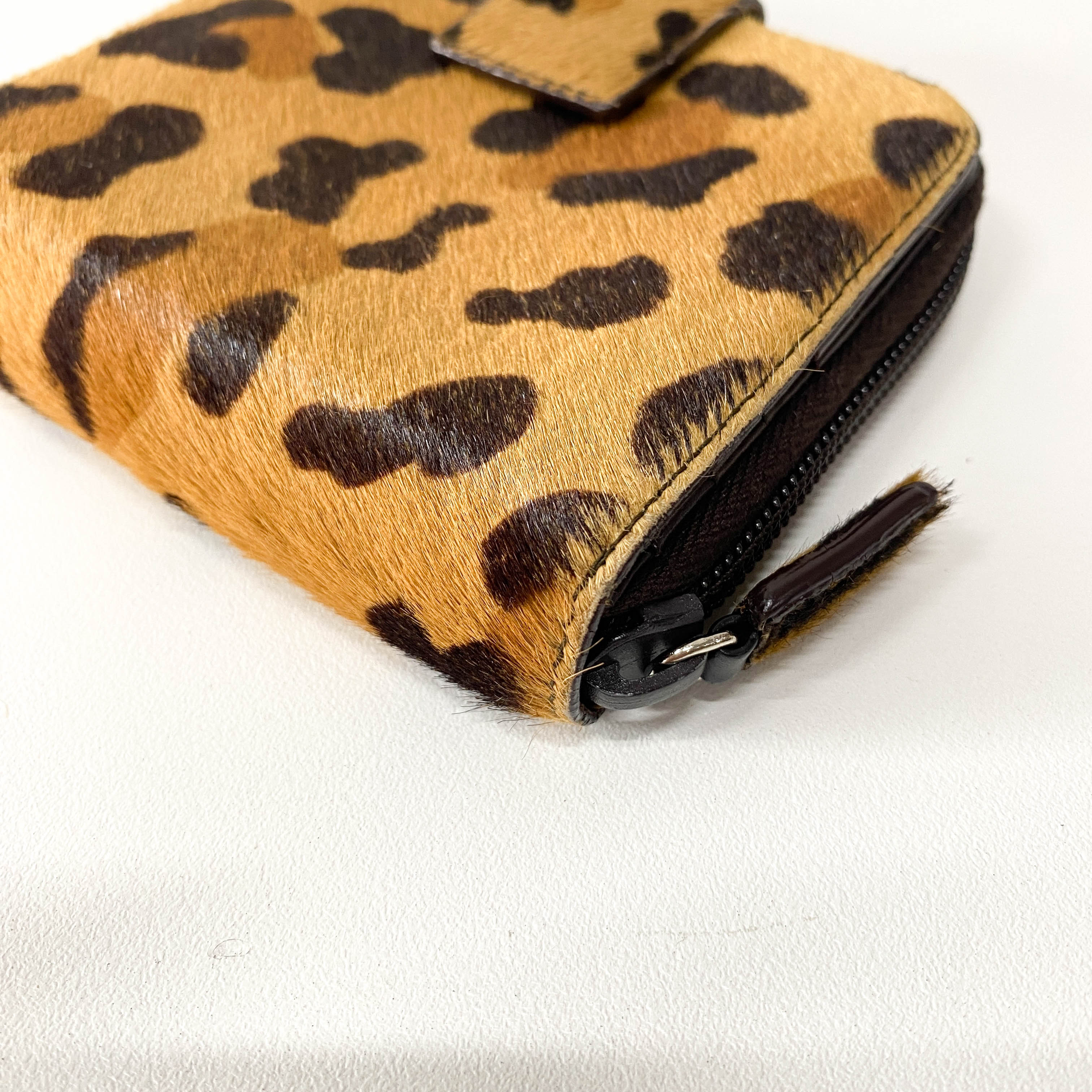 Leopard Pony Hair Wallet