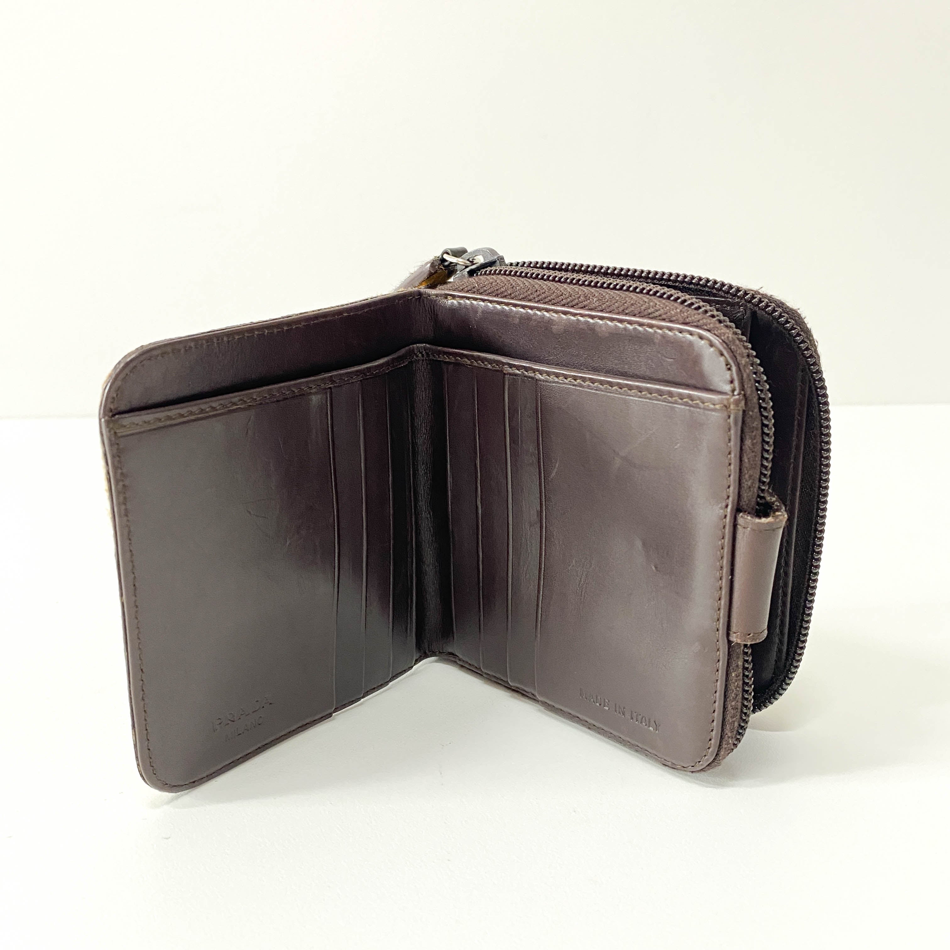 Leopard Pony Hair Wallet