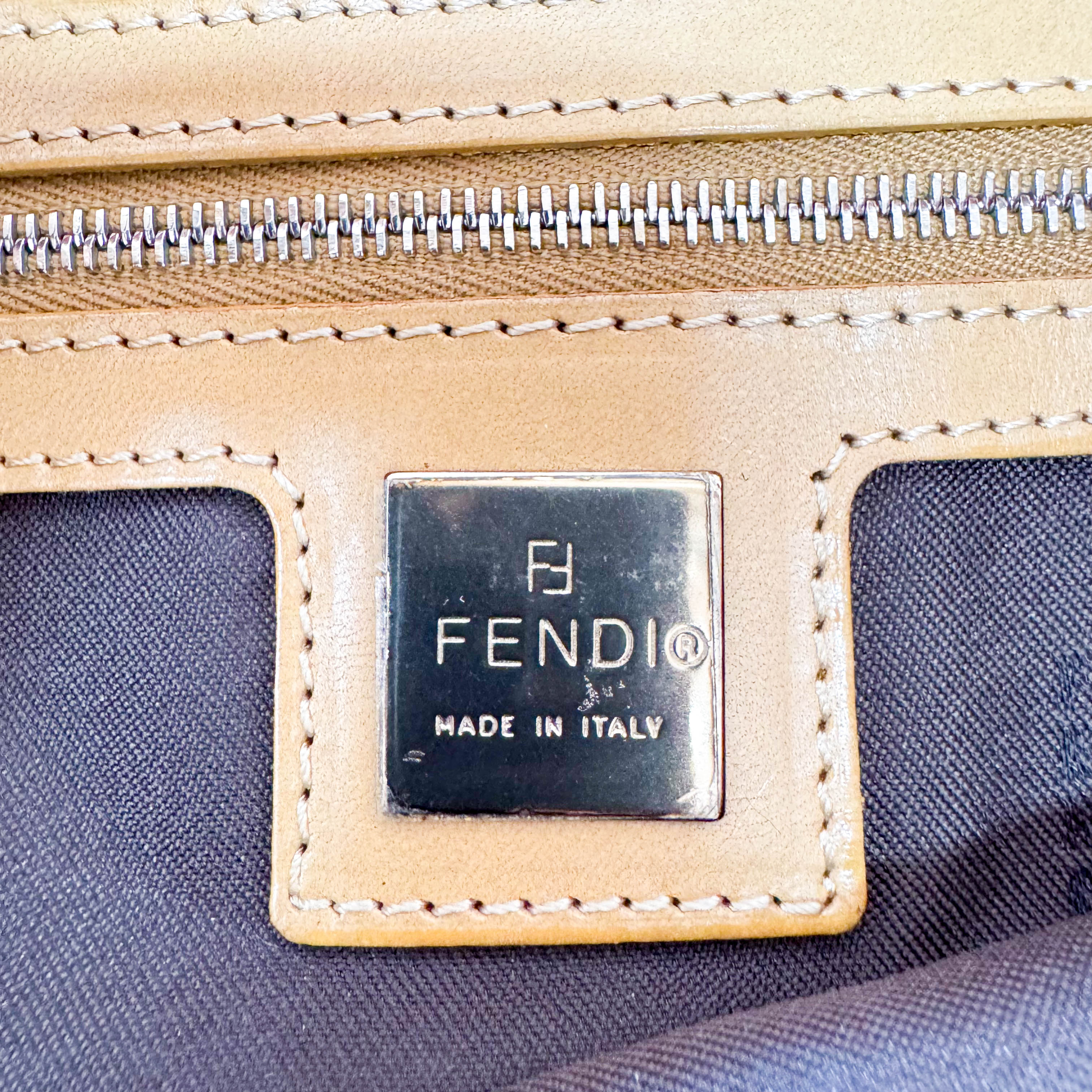 Leopard Orange Pony Hair Baguette Shoulder Bag