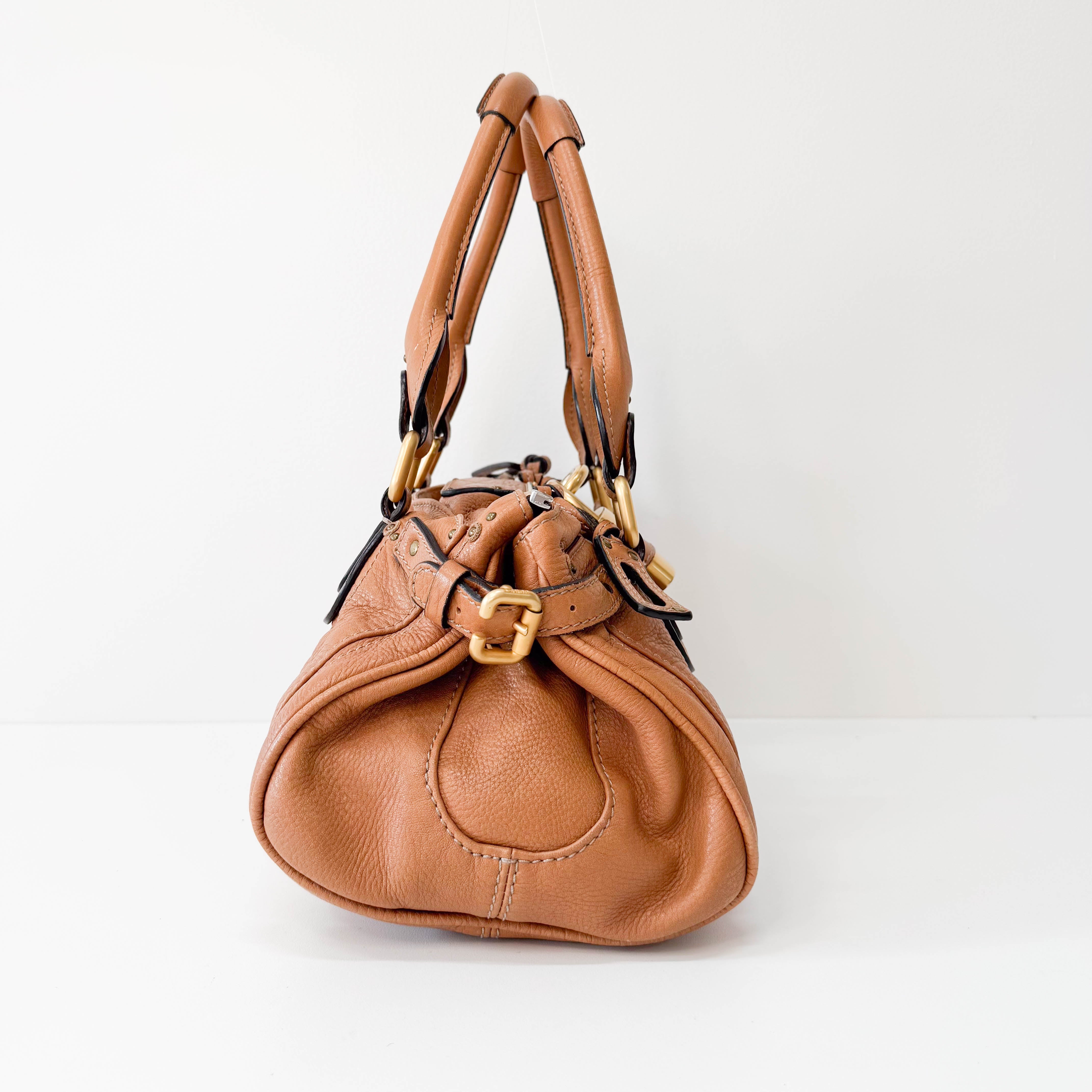 Paddington Brown Leather Shoulder Bag