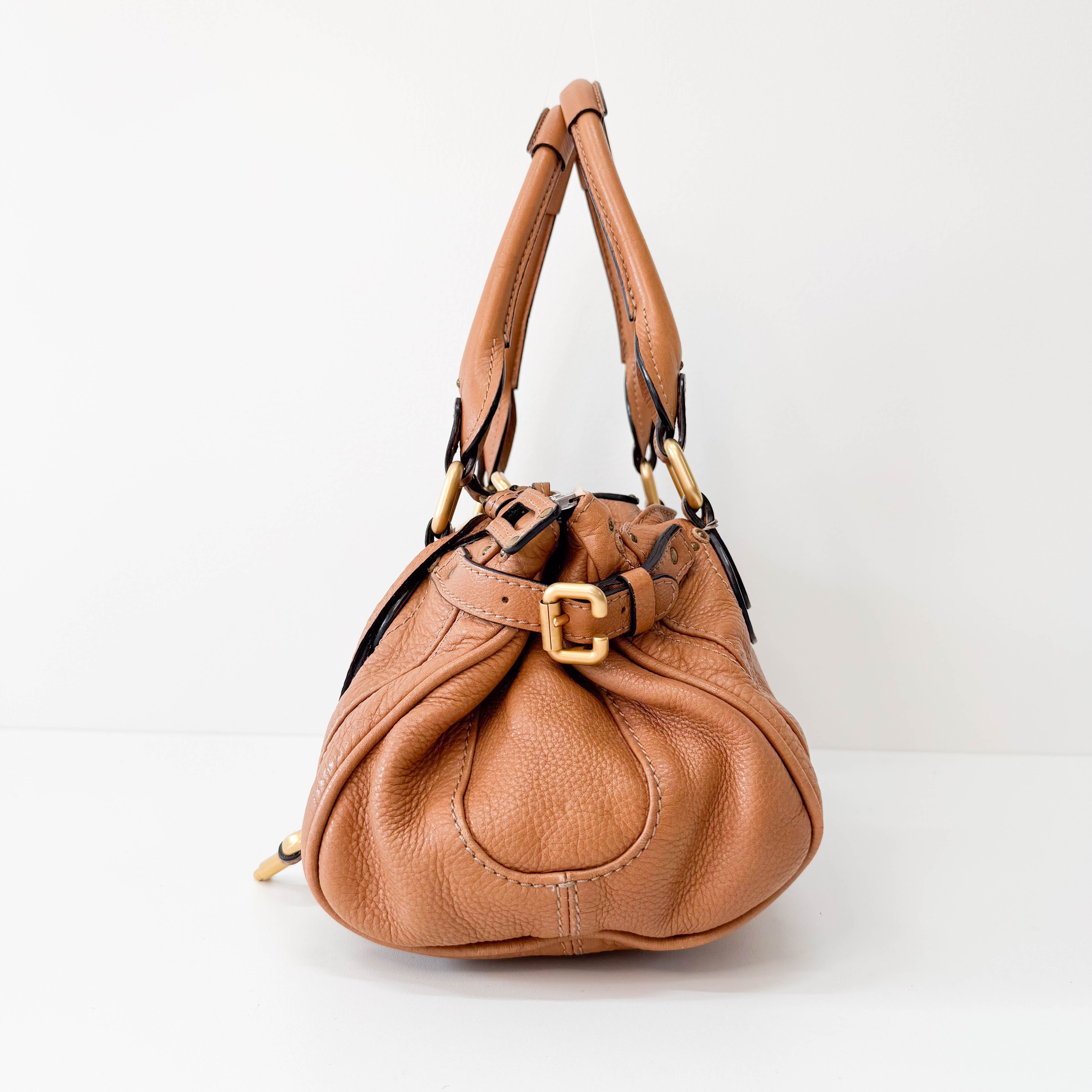 Paddington Brown Leather Shoulder Bag