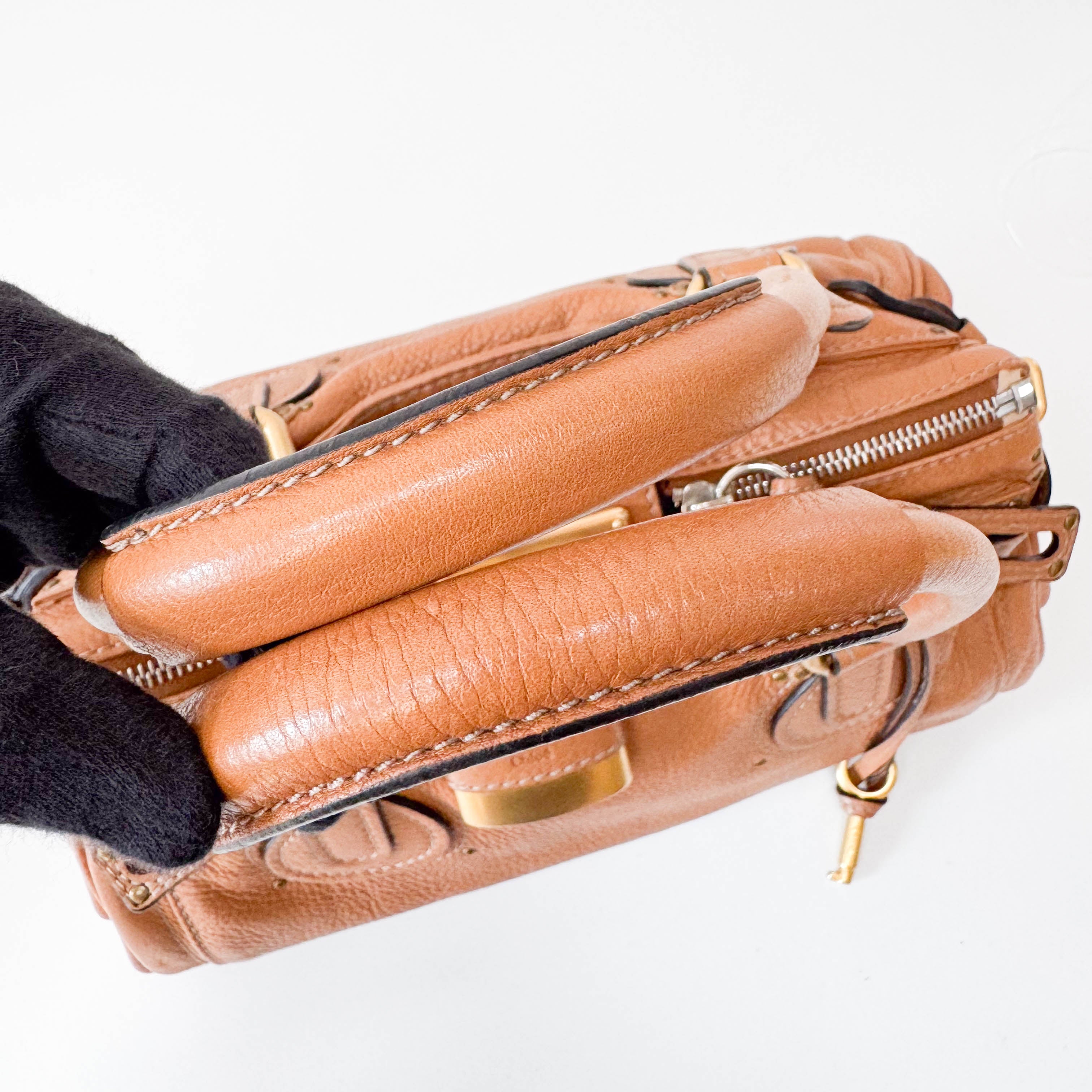 Paddington Brown Leather Shoulder Bag