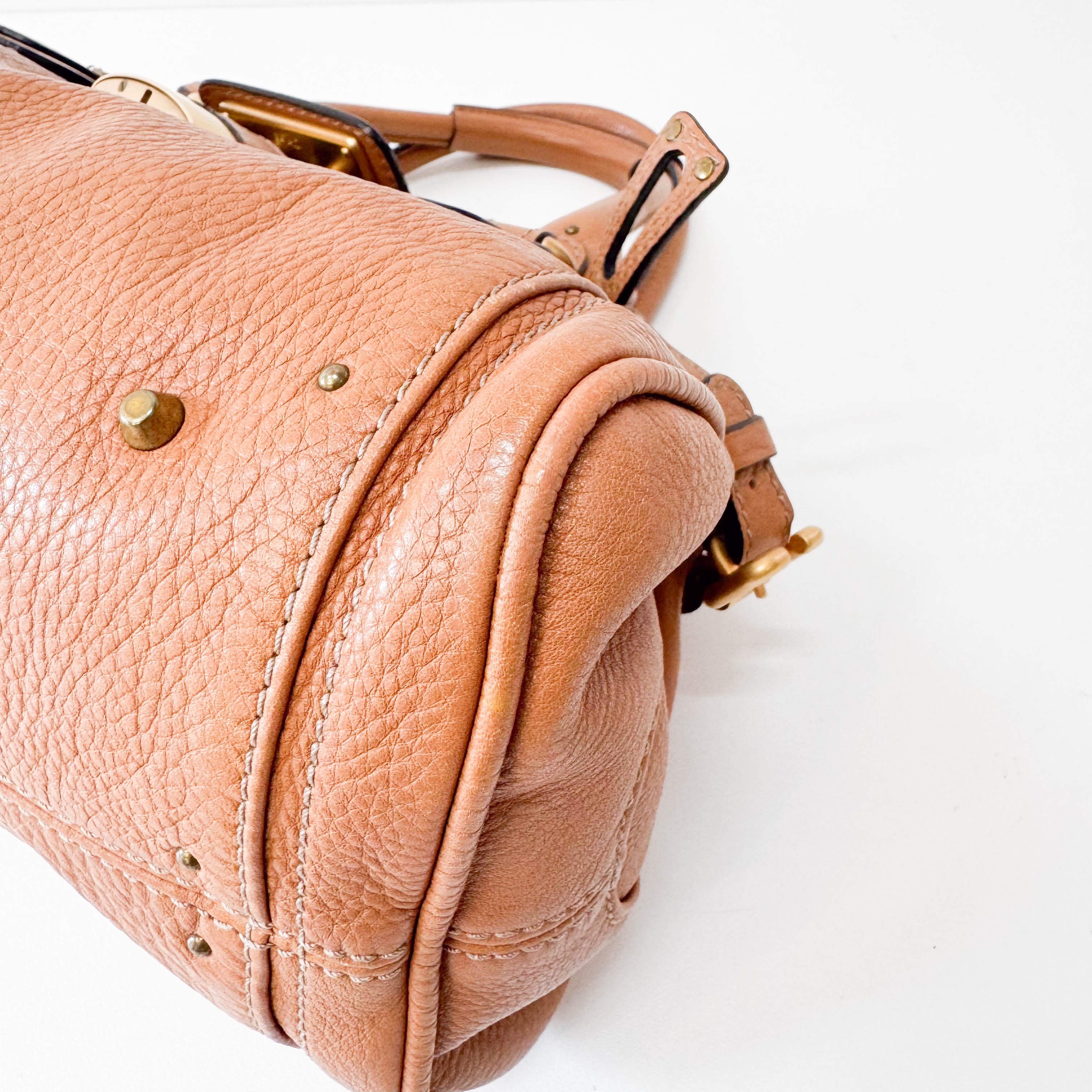 Paddington Brown Leather Shoulder Bag