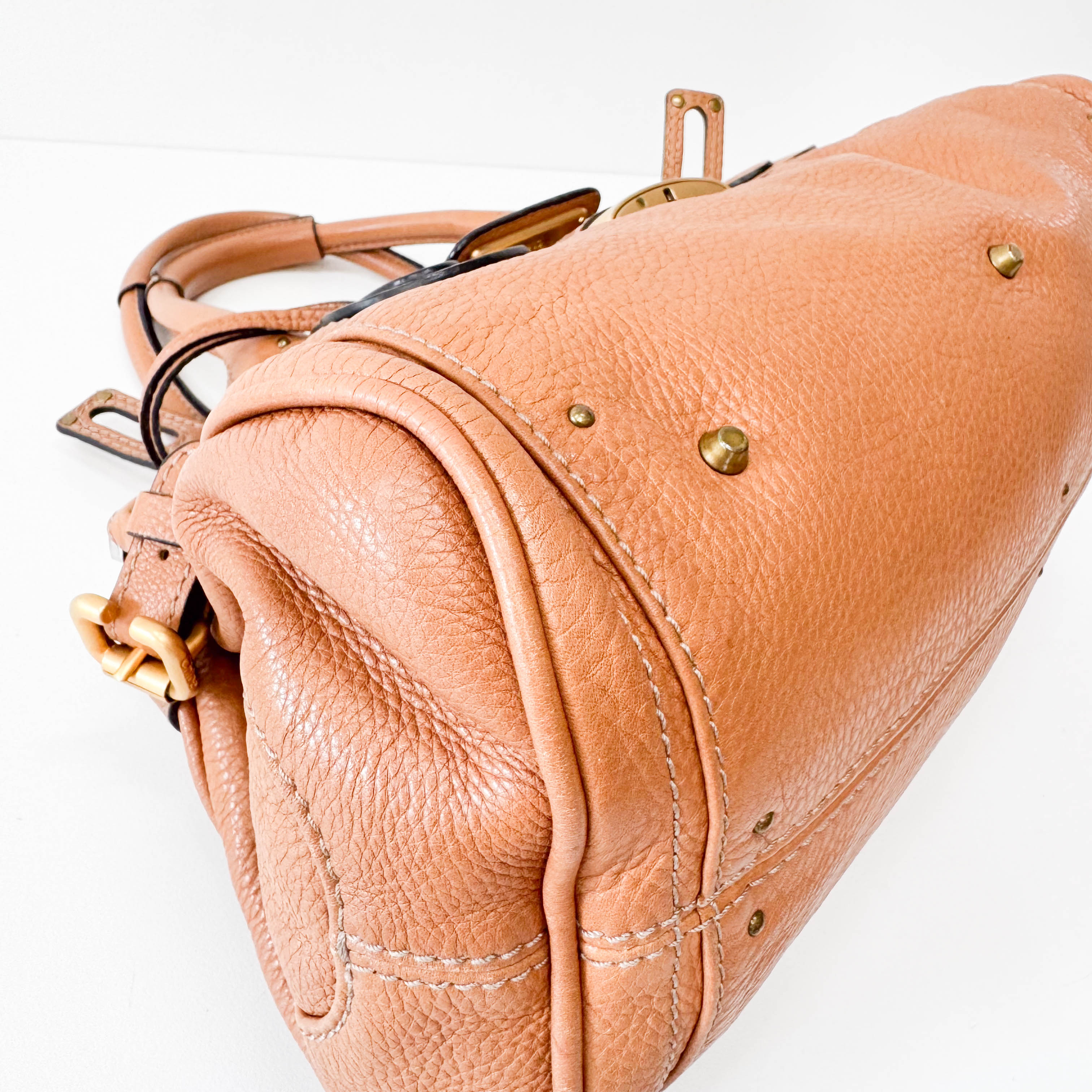 Paddington Brown Leather Shoulder Bag