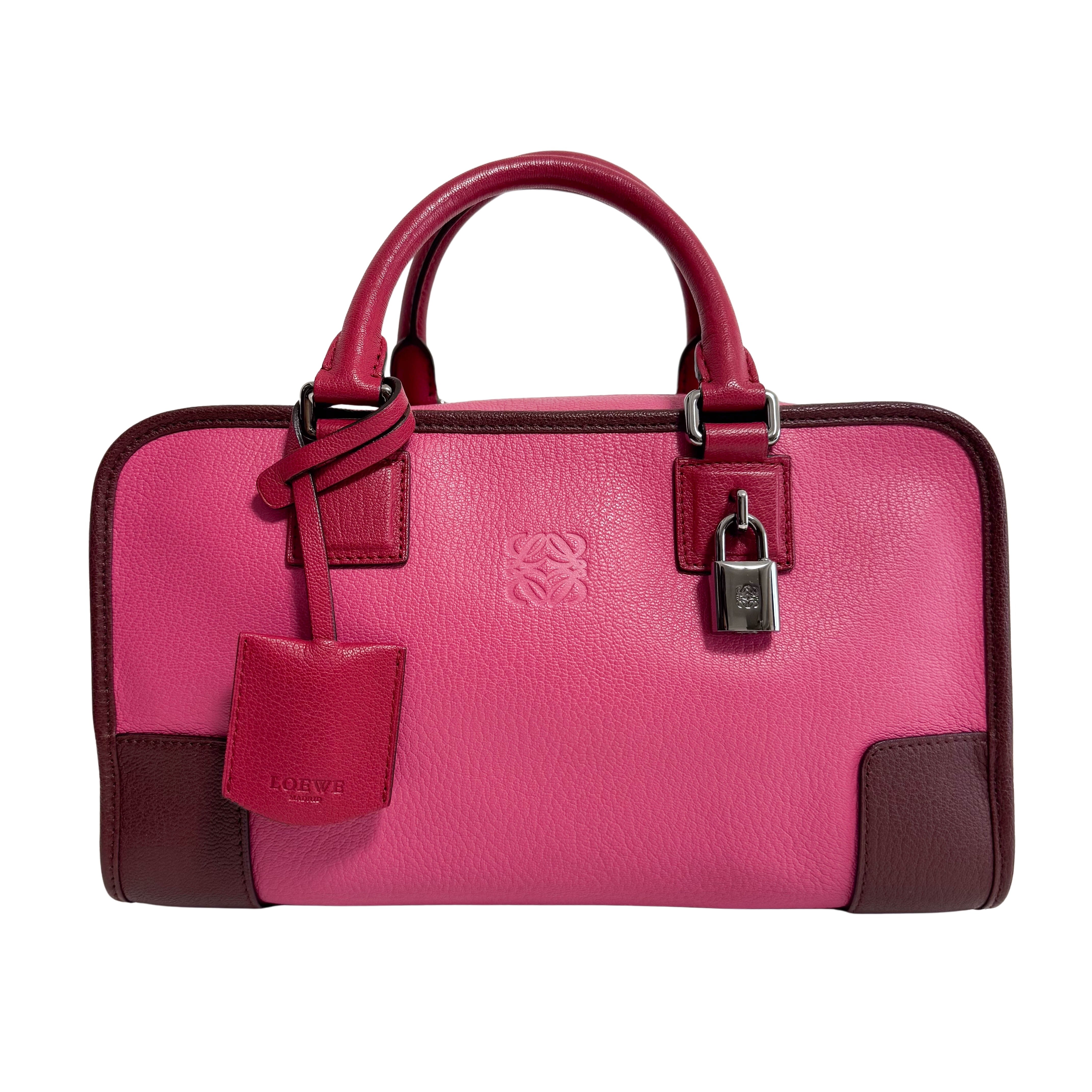 Amazona 28 Pink Leather Hand Bag