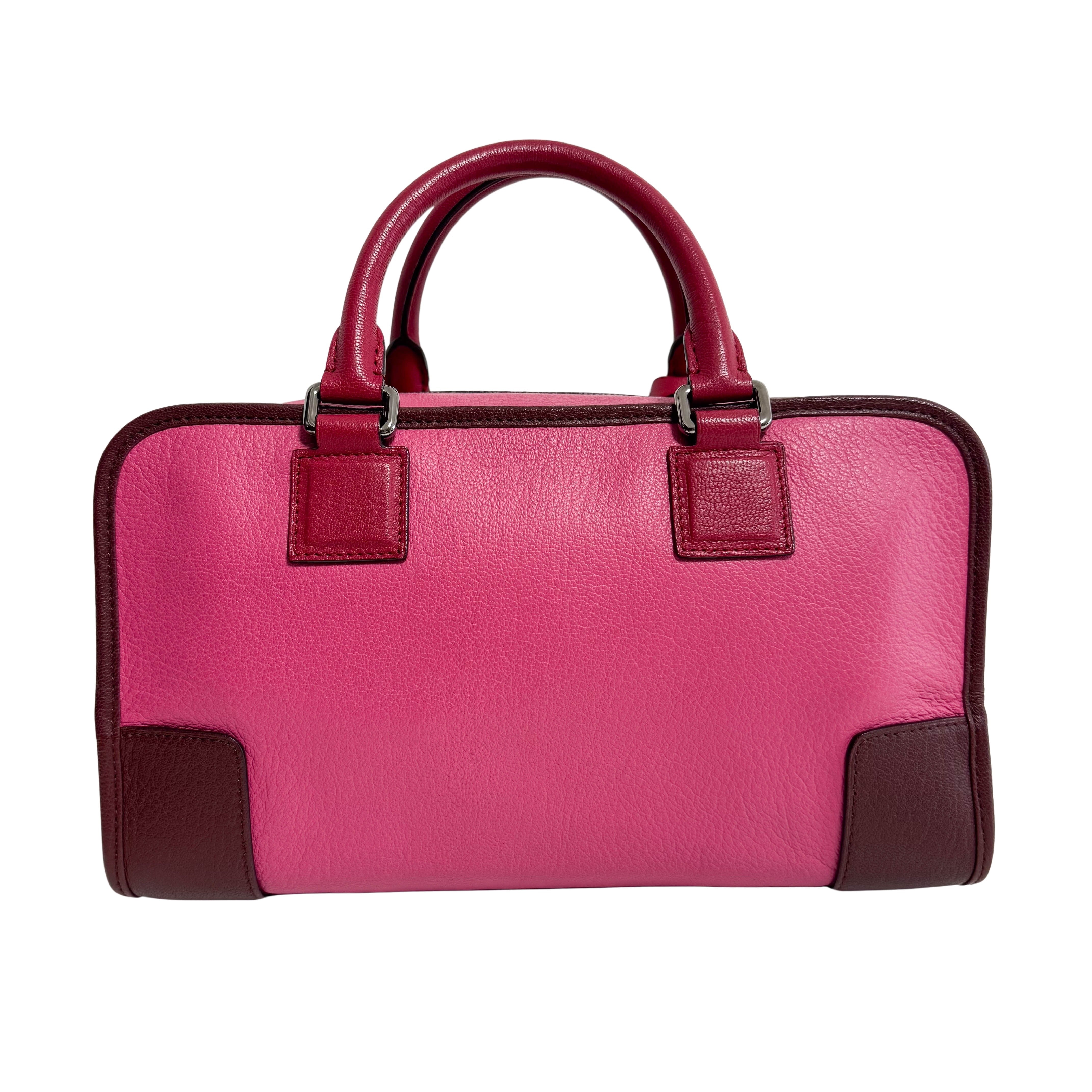 Amazona 28 Pink Leather Hand Bag