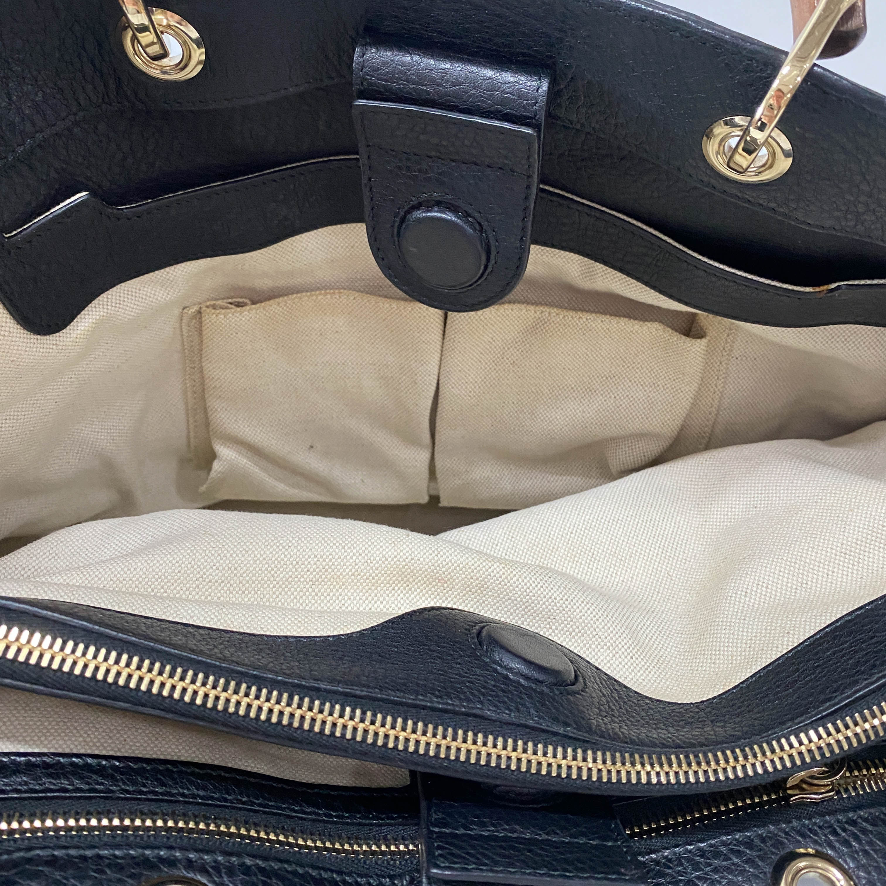 Bamboo Leopard Print Pony Hair Shoulder Bag