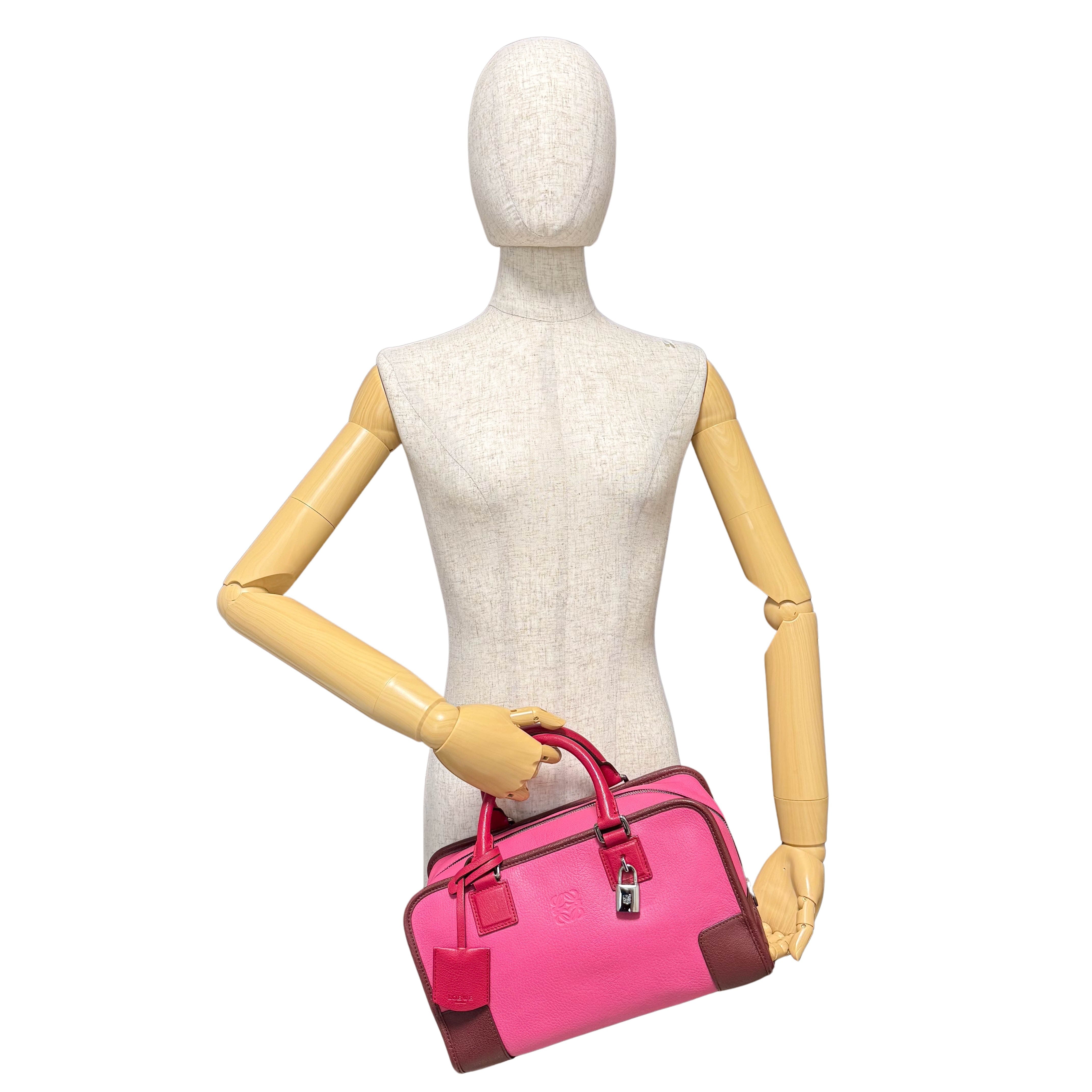 Amazona 28 Pink Leather Hand Bag