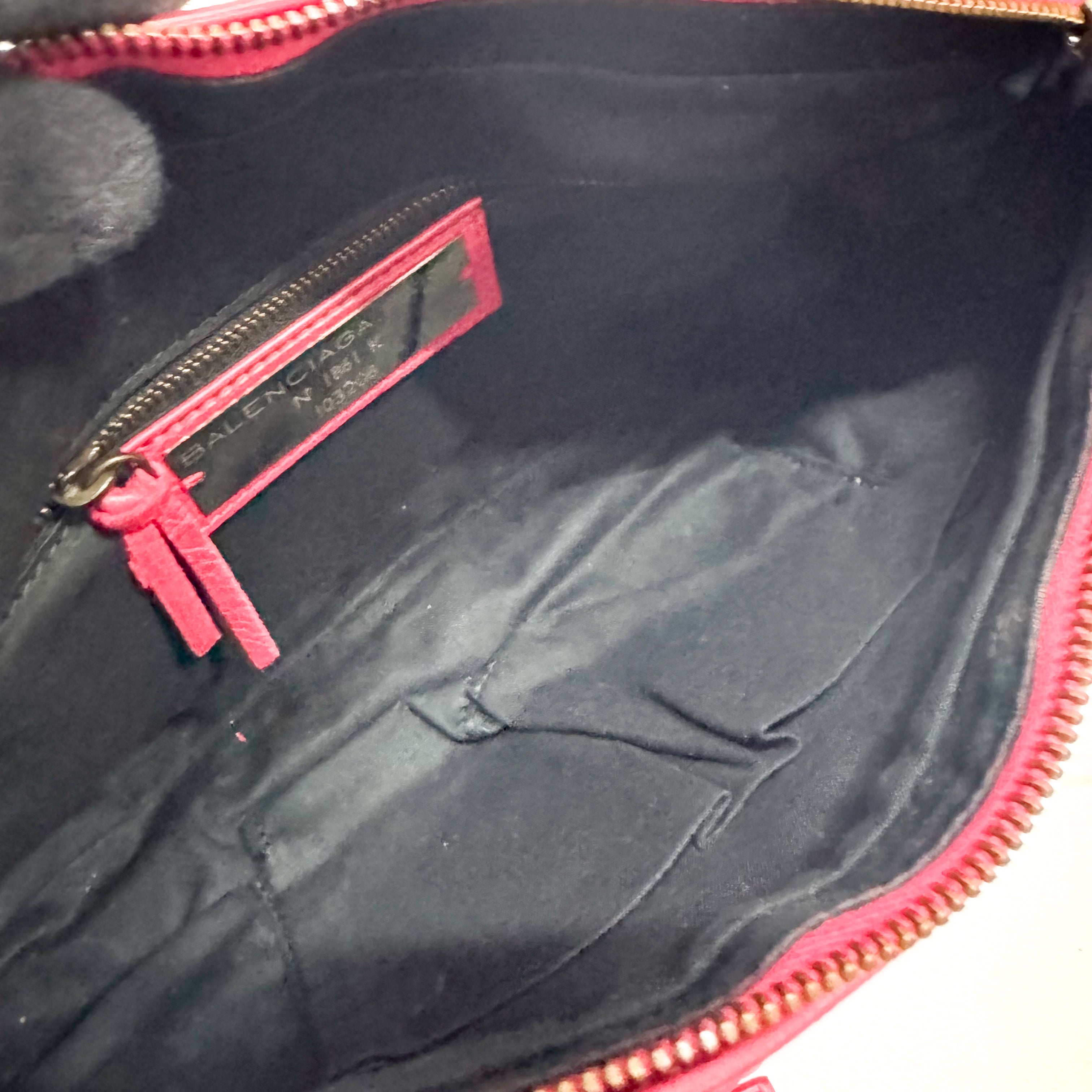 Mini City Pink Leather Two Way Bag