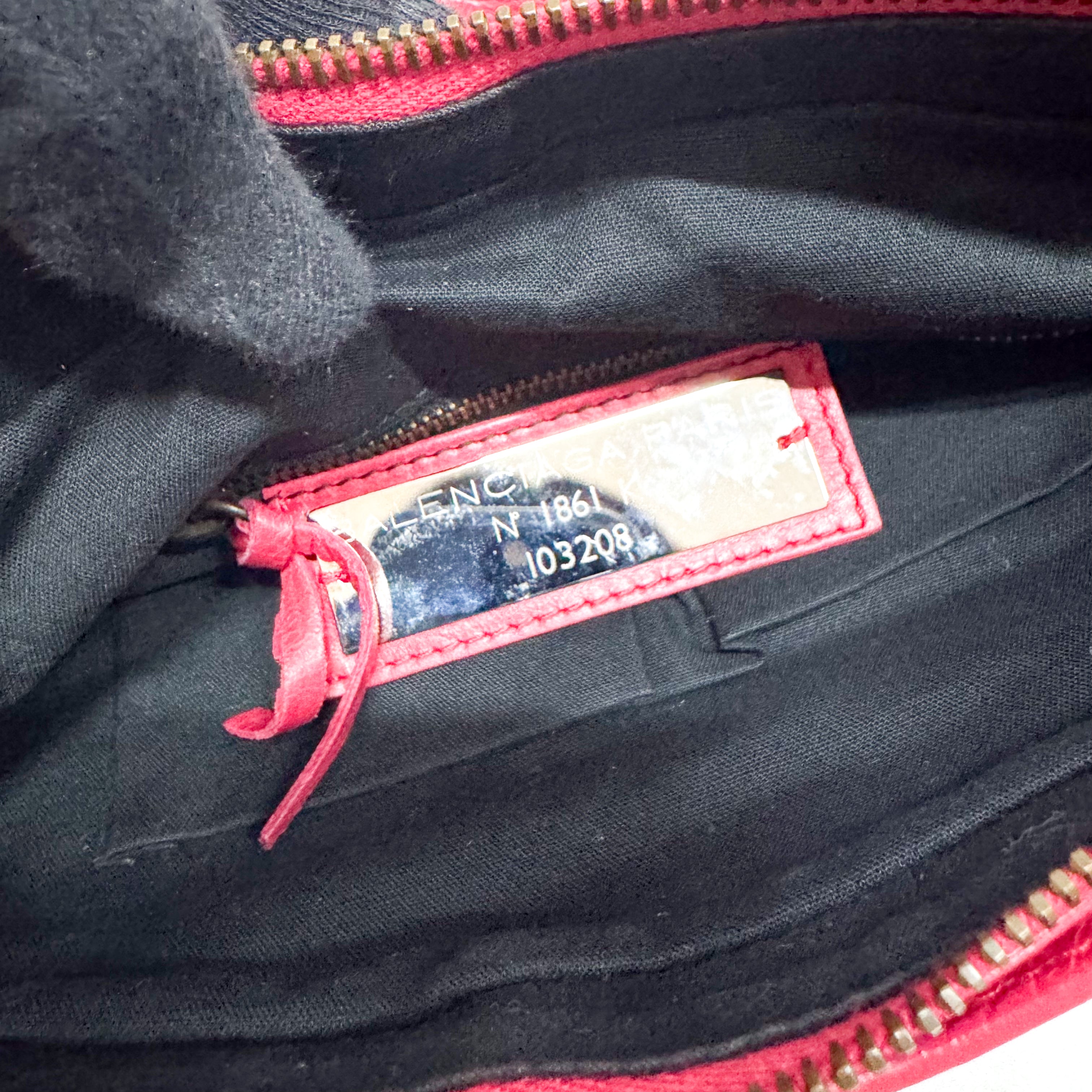 Mini City Pink Leather Two Way Bag