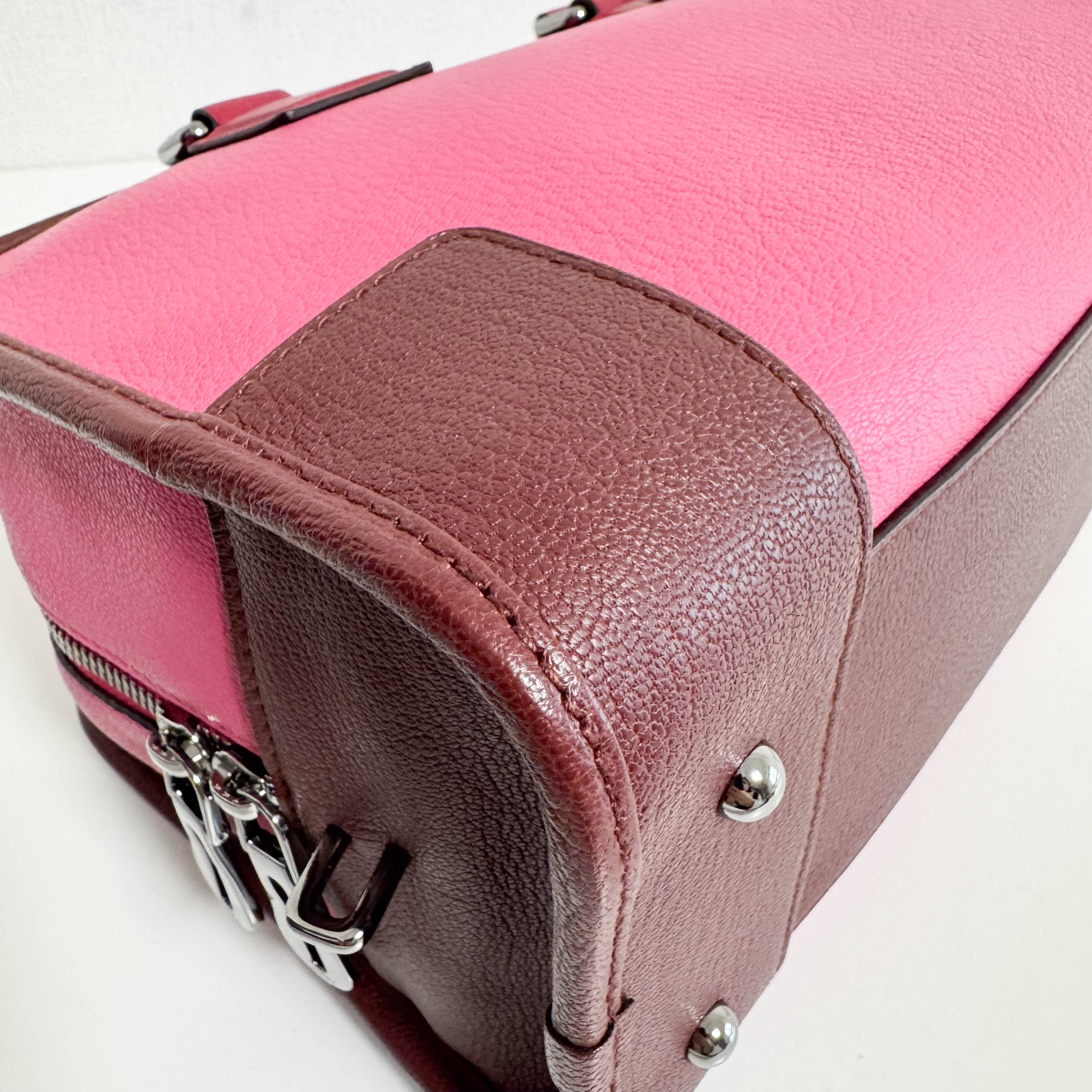 Amazona 28 Pink Leather Hand Bag