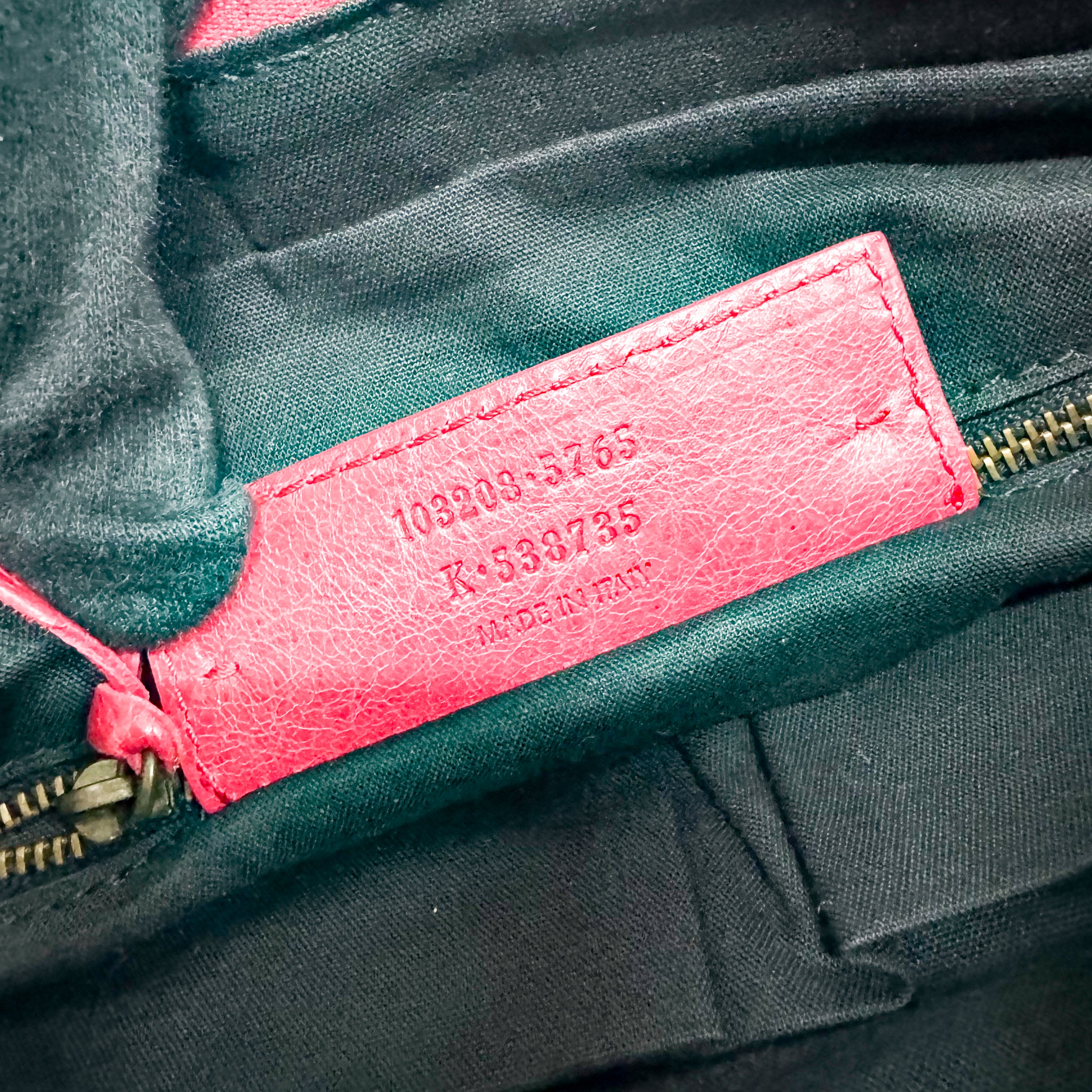 Mini City Pink Leather Two Way Bag