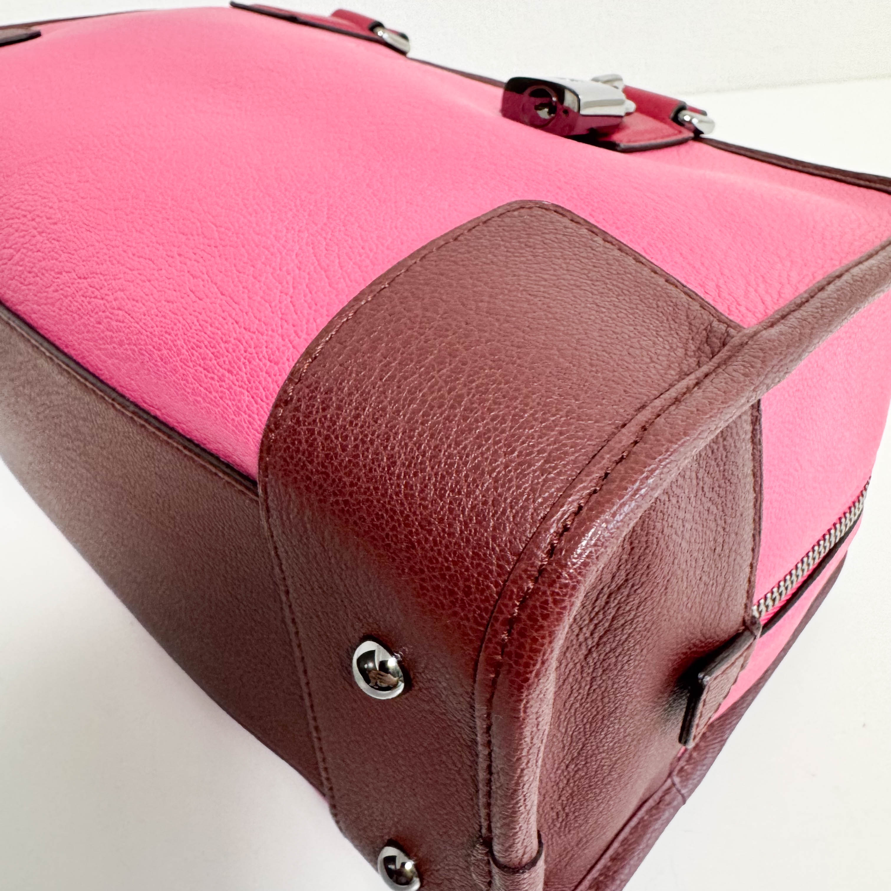 Amazona 28 Pink Leather Hand Bag