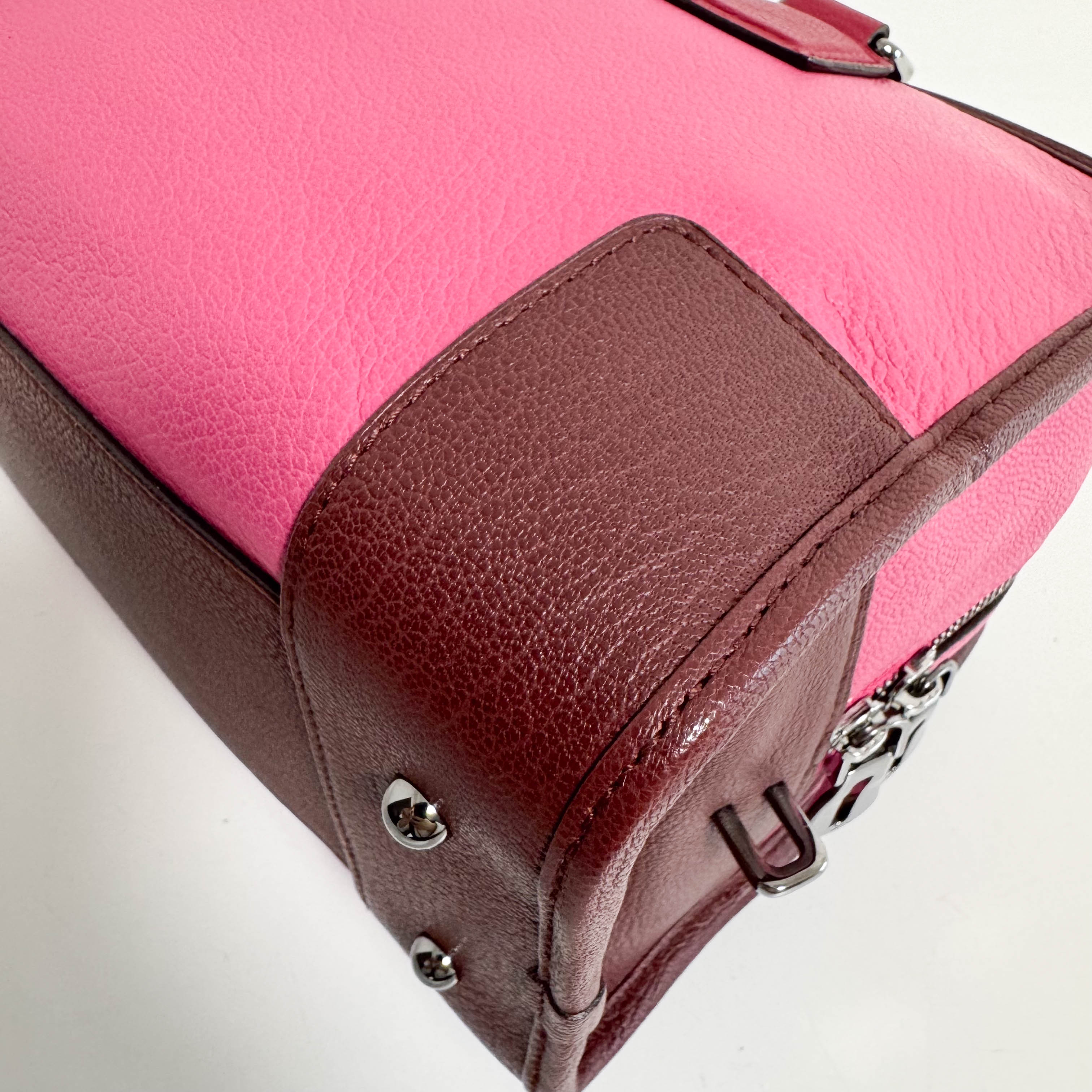 Amazona 28 Pink Leather Hand Bag