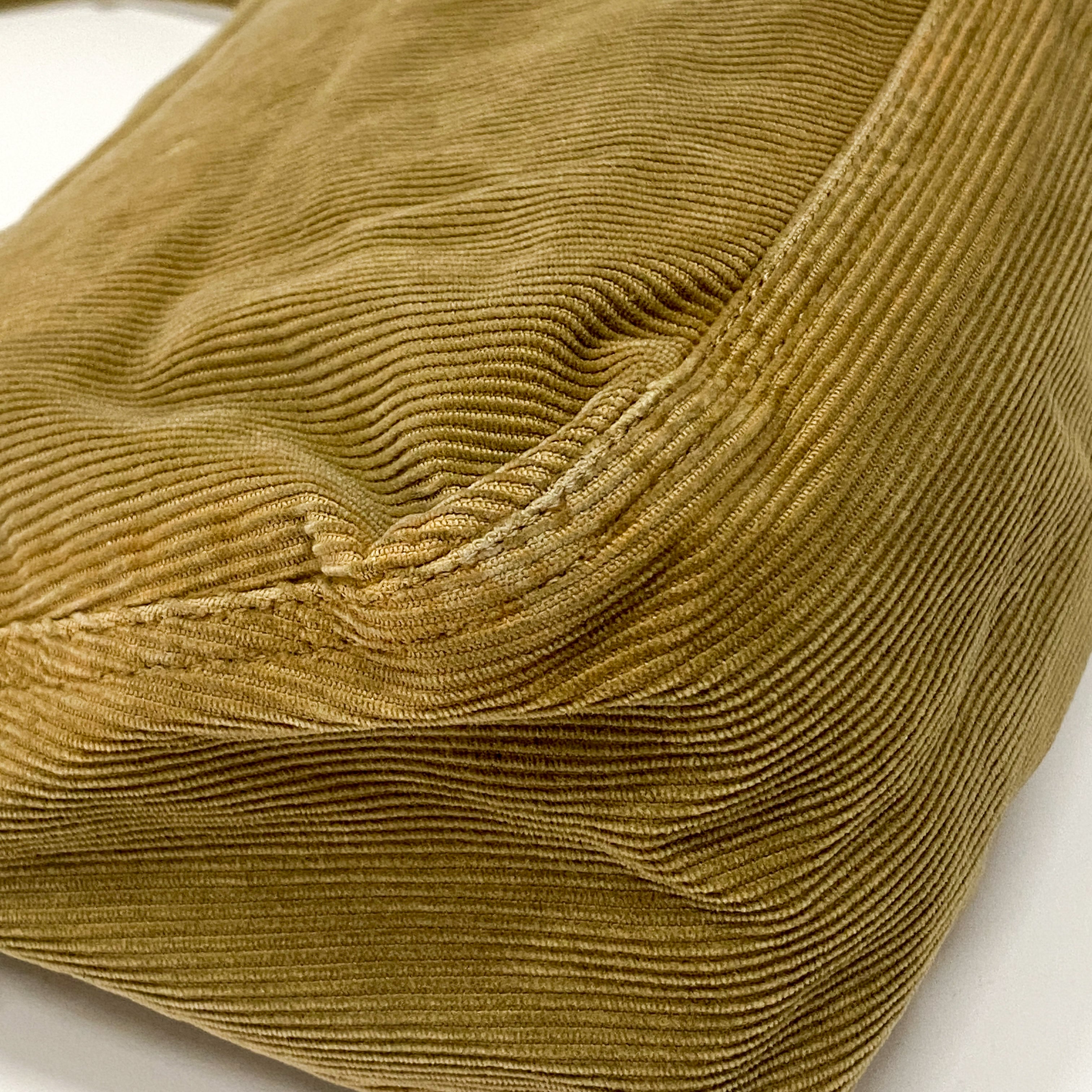 Mamma Baguette Brown Corduroy Shoulder Bag