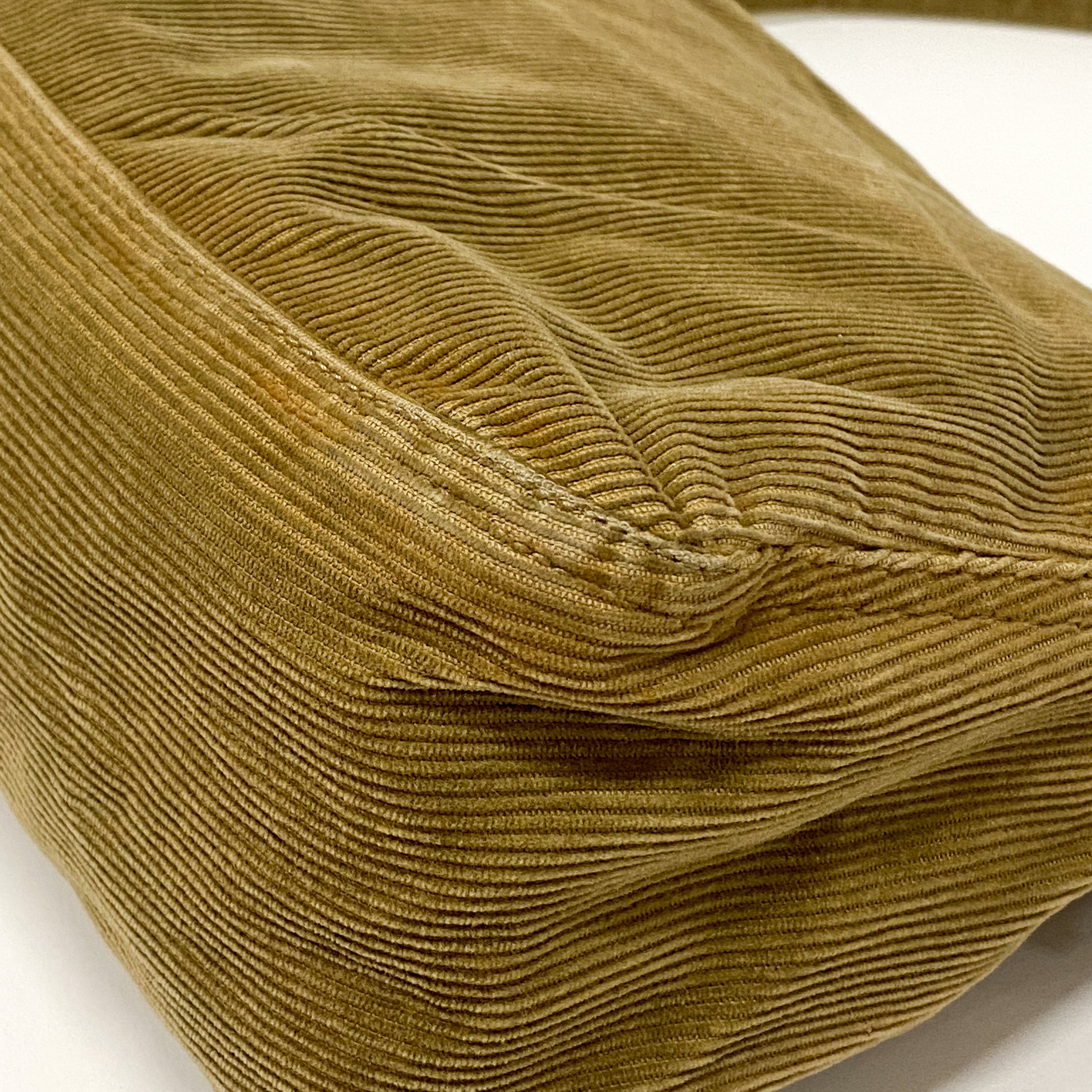 Mamma Baguette Brown Corduroy Shoulder Bag