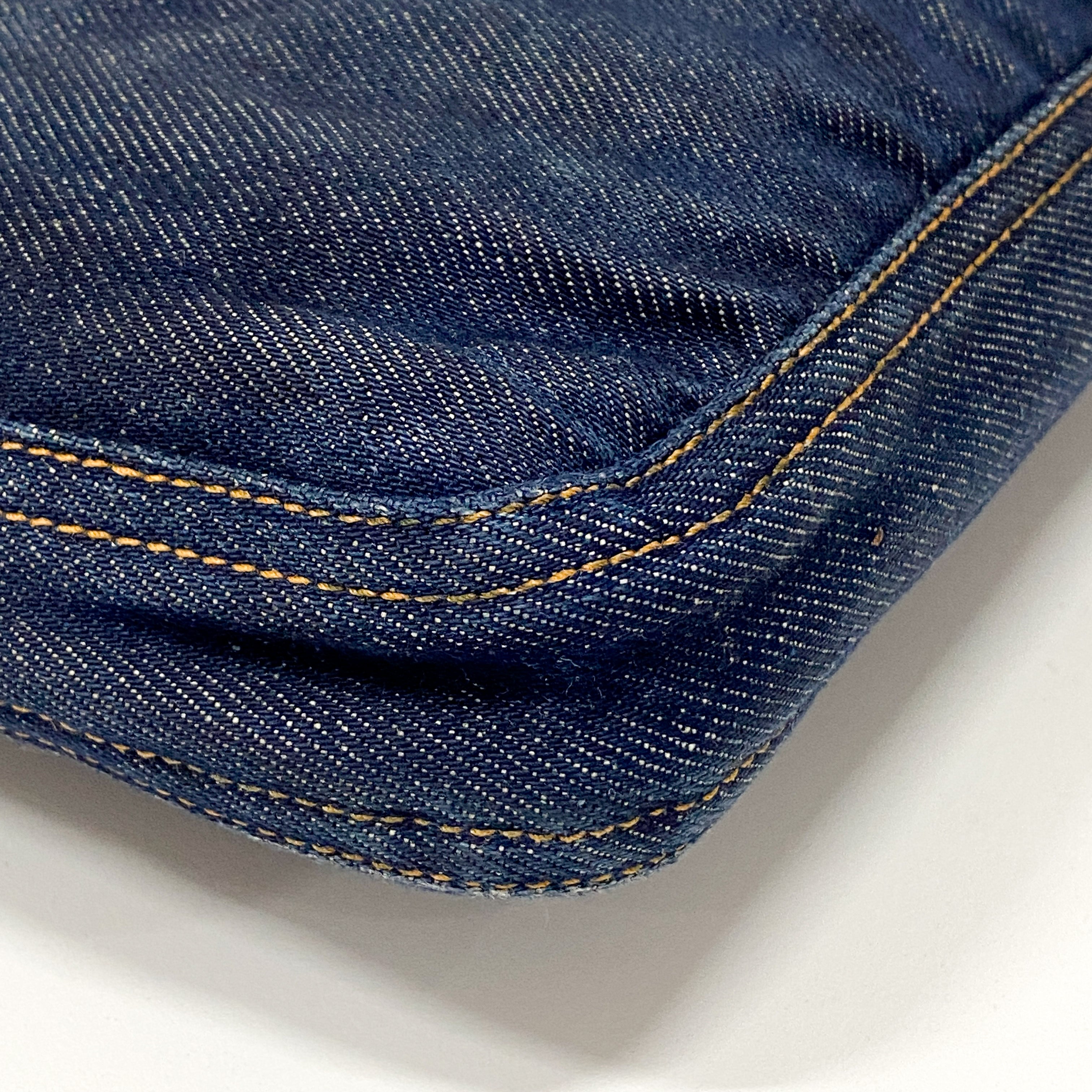 Blue Denim Shoulder Bag