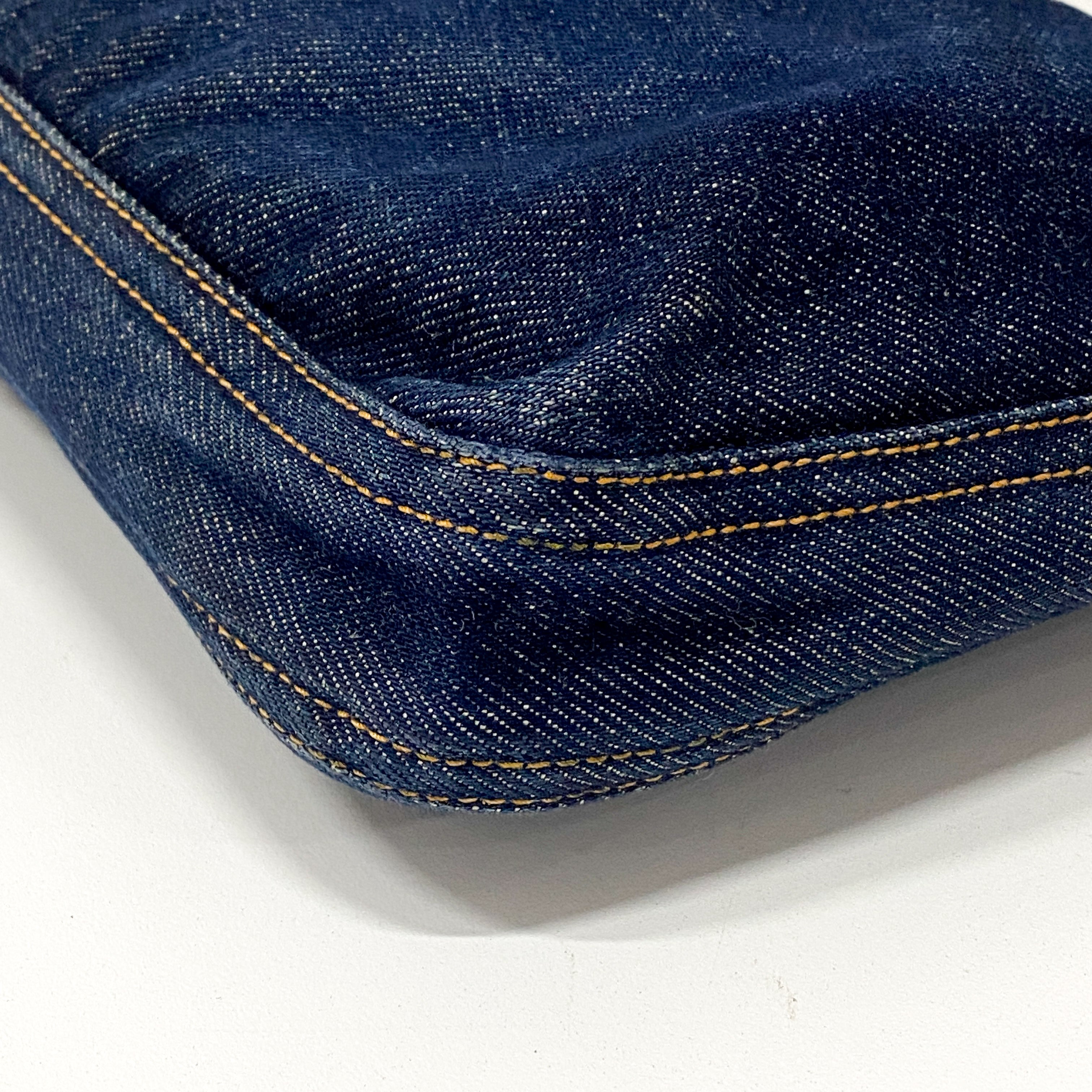 Blue Denim Shoulder Bag