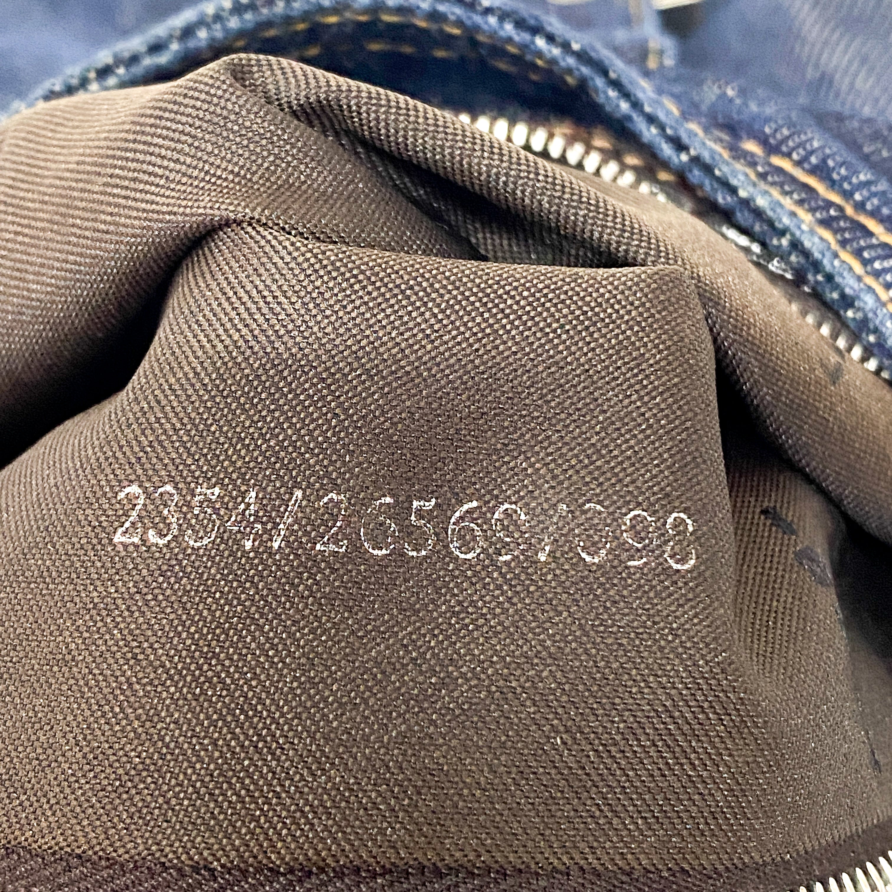 Blue Denim Shoulder Bag