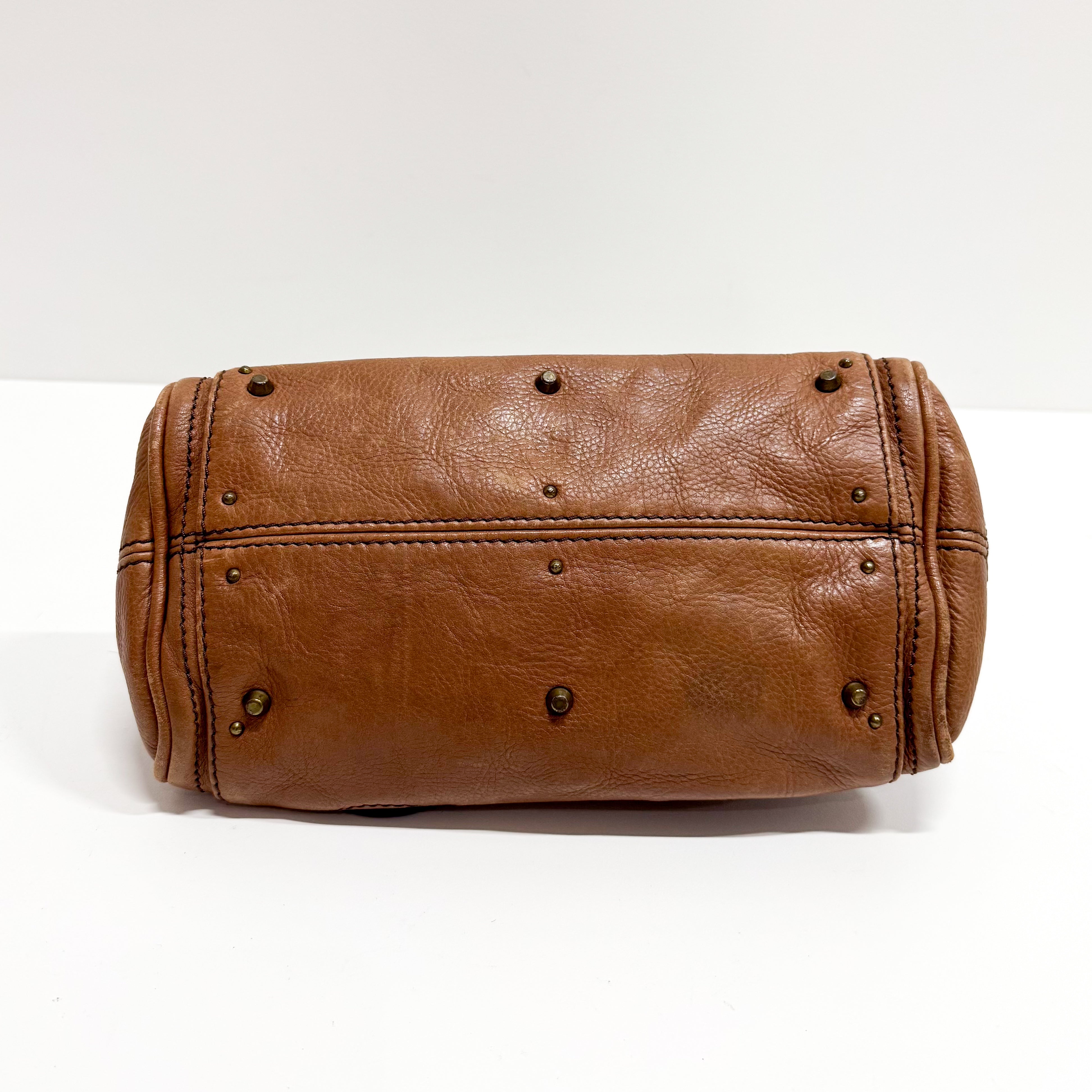 Paddington Small Brown Leather Shoulder Bag