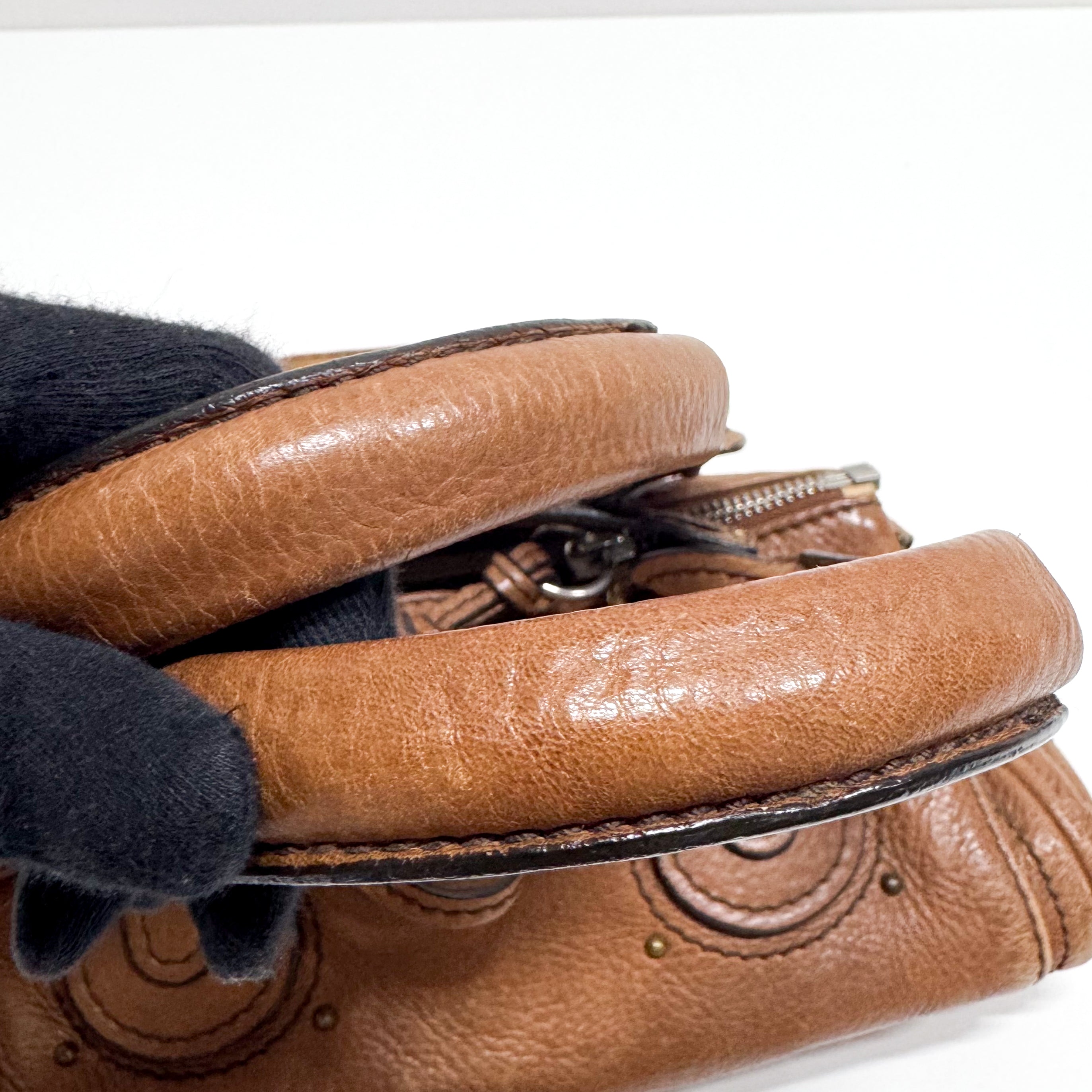 Paddington Small Brown Leather Shoulder Bag