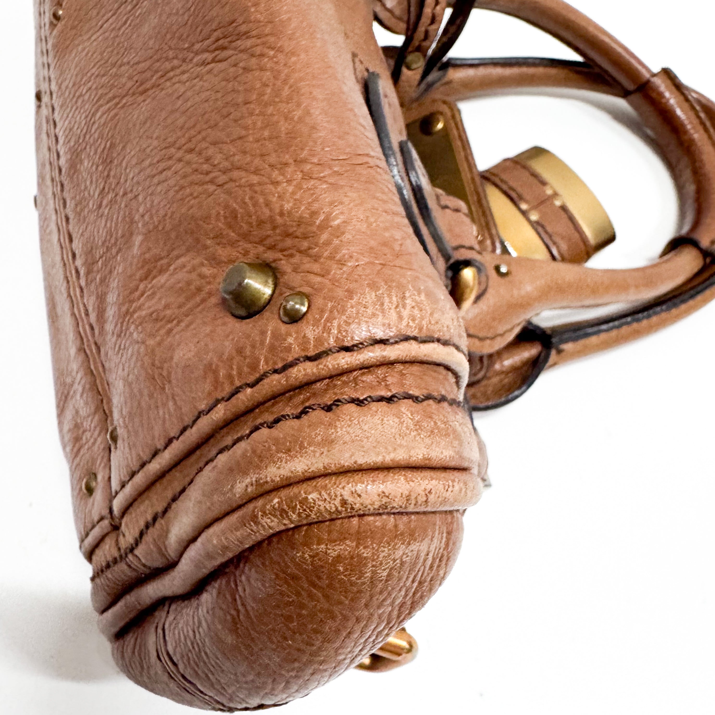 Paddington Small Brown Leather Shoulder Bag