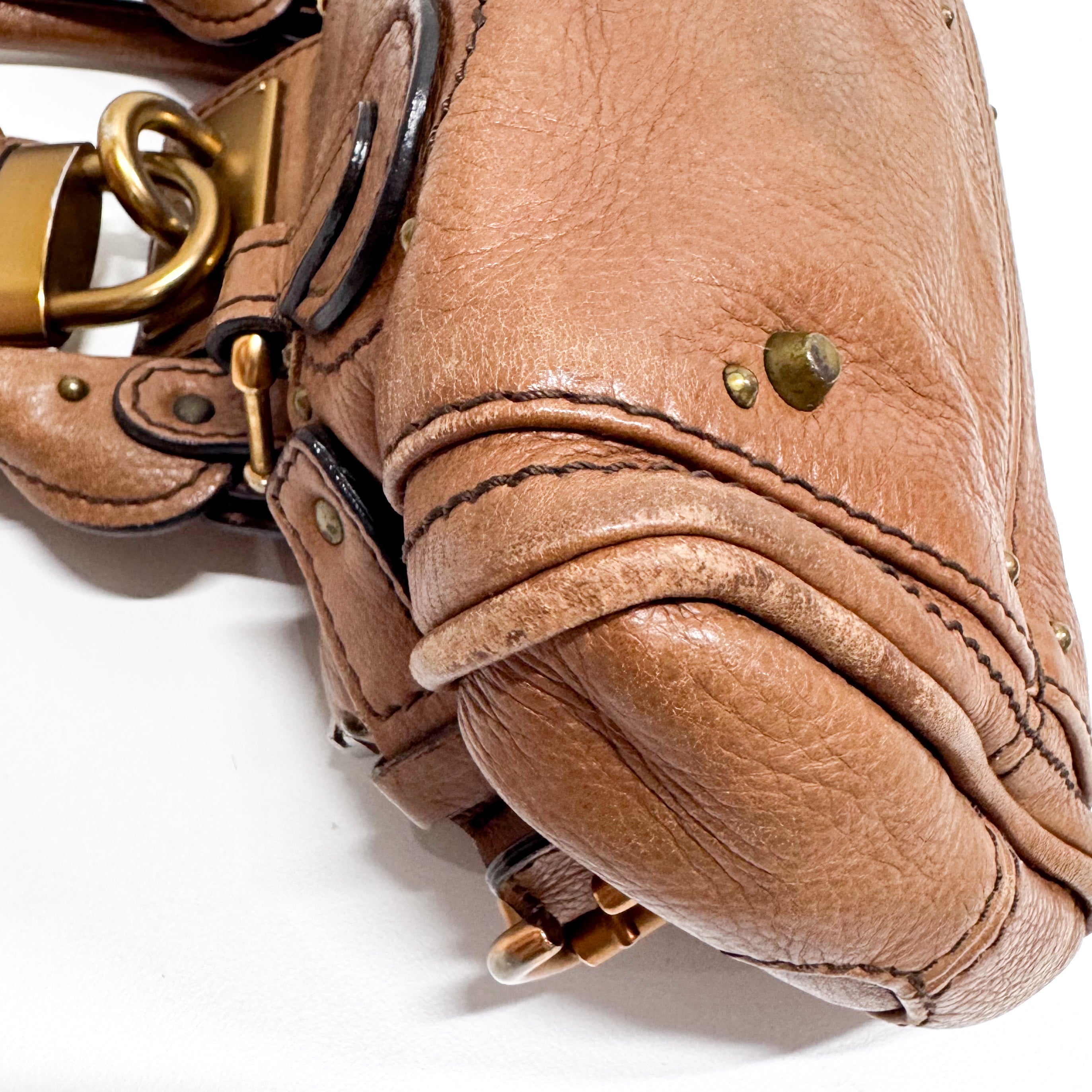 Paddington Small Brown Leather Shoulder Bag