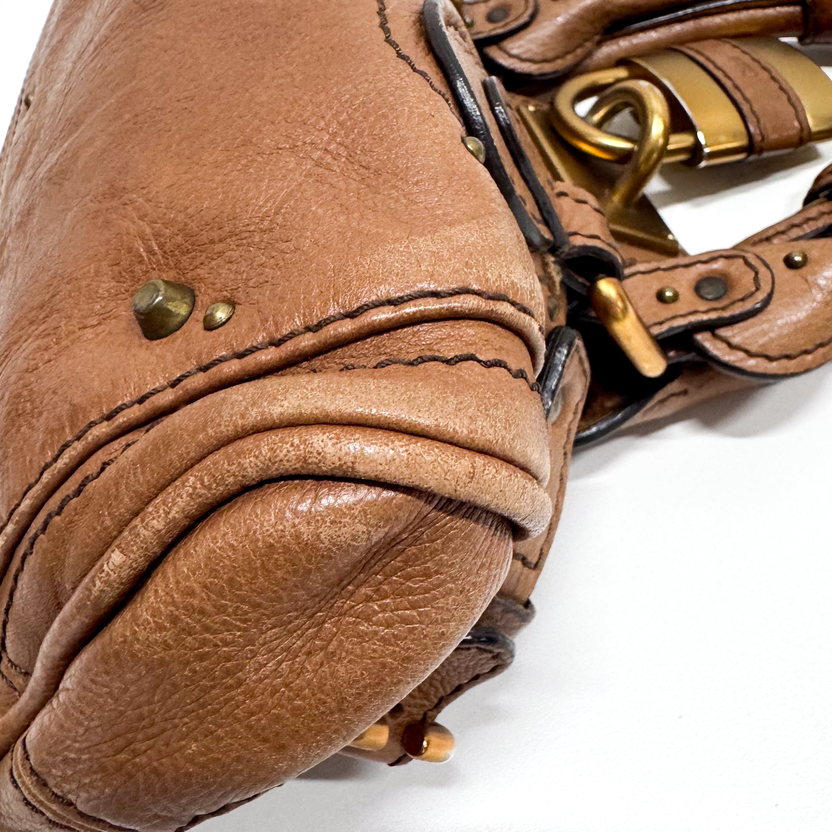 Paddington Small Brown Leather Shoulder Bag