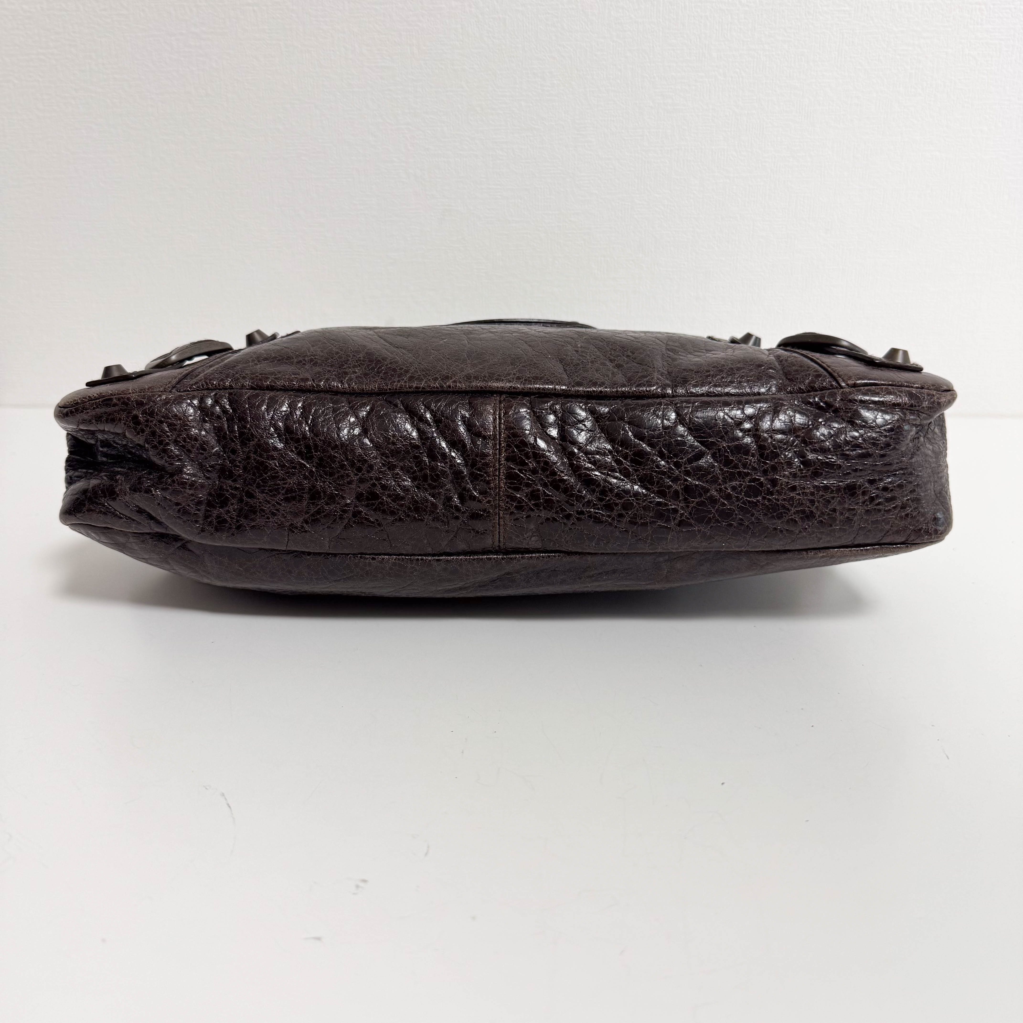 Mini City Brown Leather Handbag