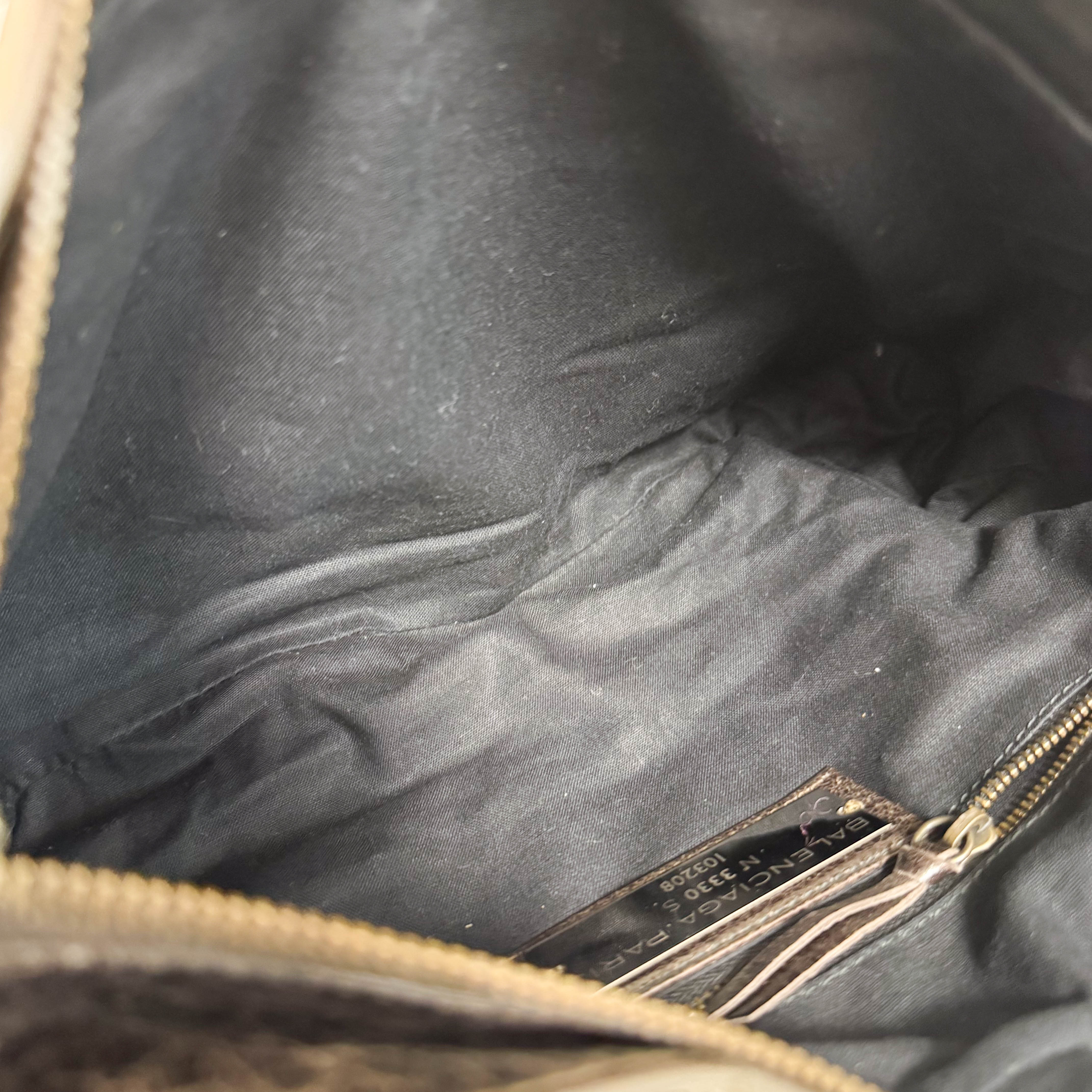 Mini City Brown Leather Handbag