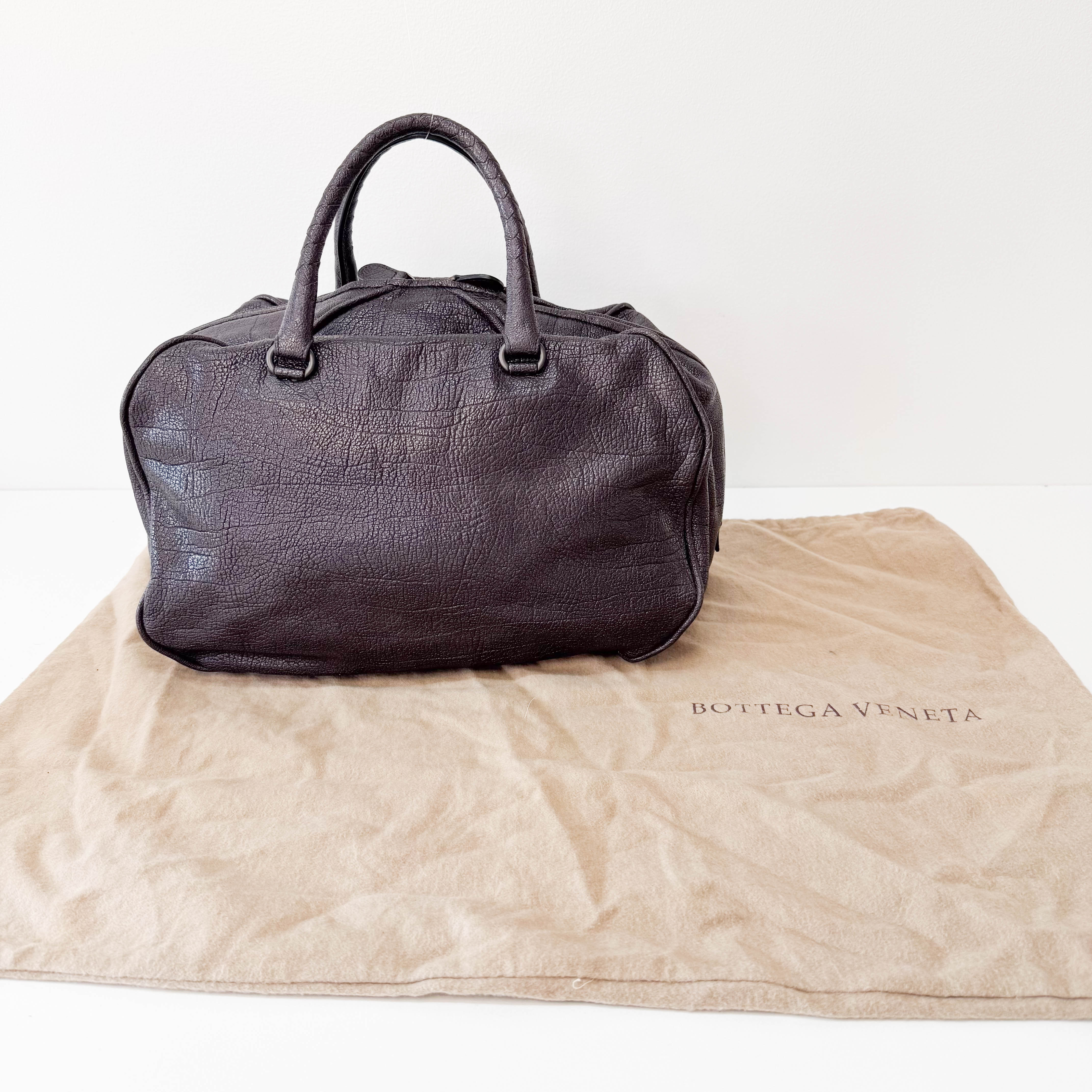 バッグ Leather Boston Bag with Soup Acce Leather Boston Bag with Soup Acce - メルカリ