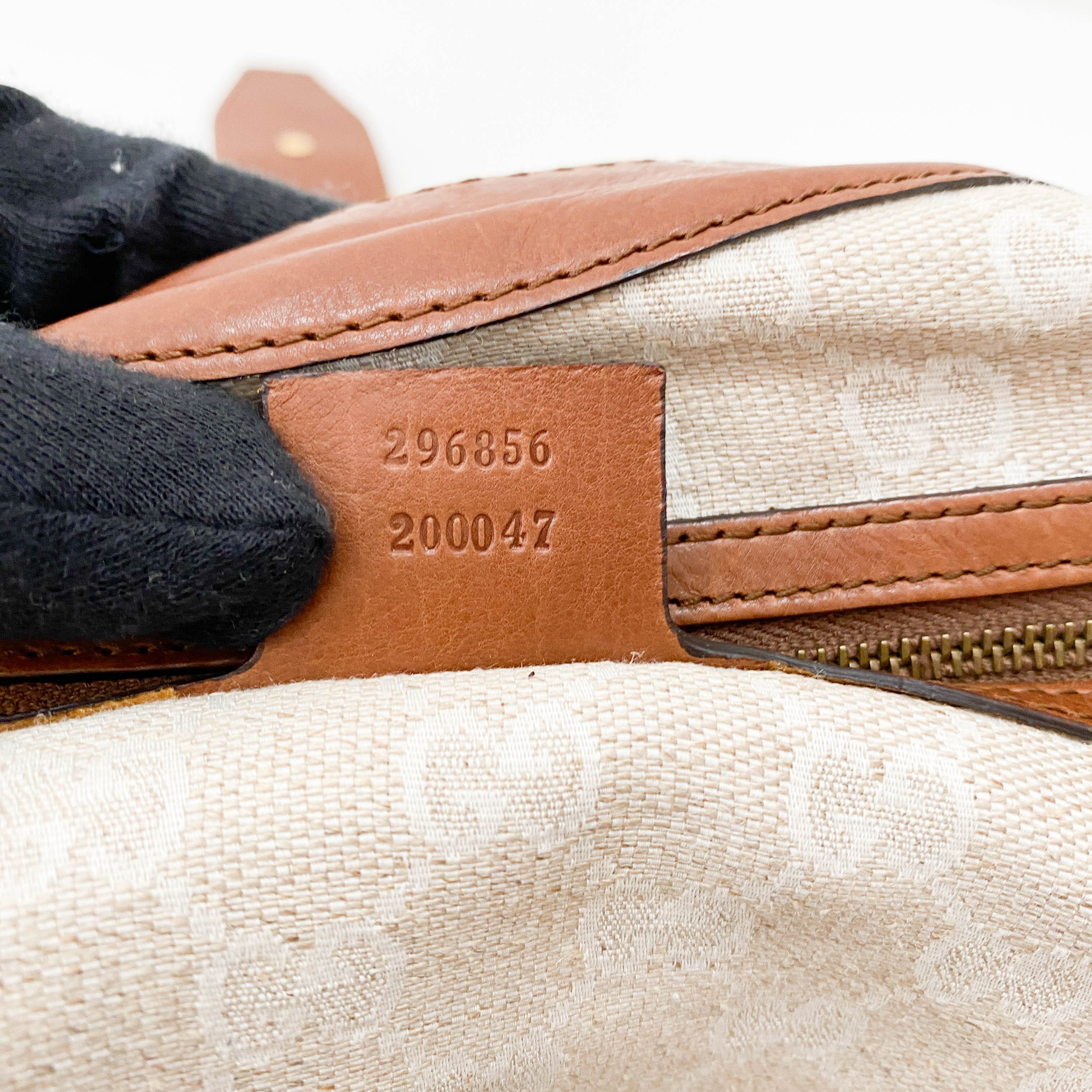 Stirrup Brown Leather Shoulder Bag