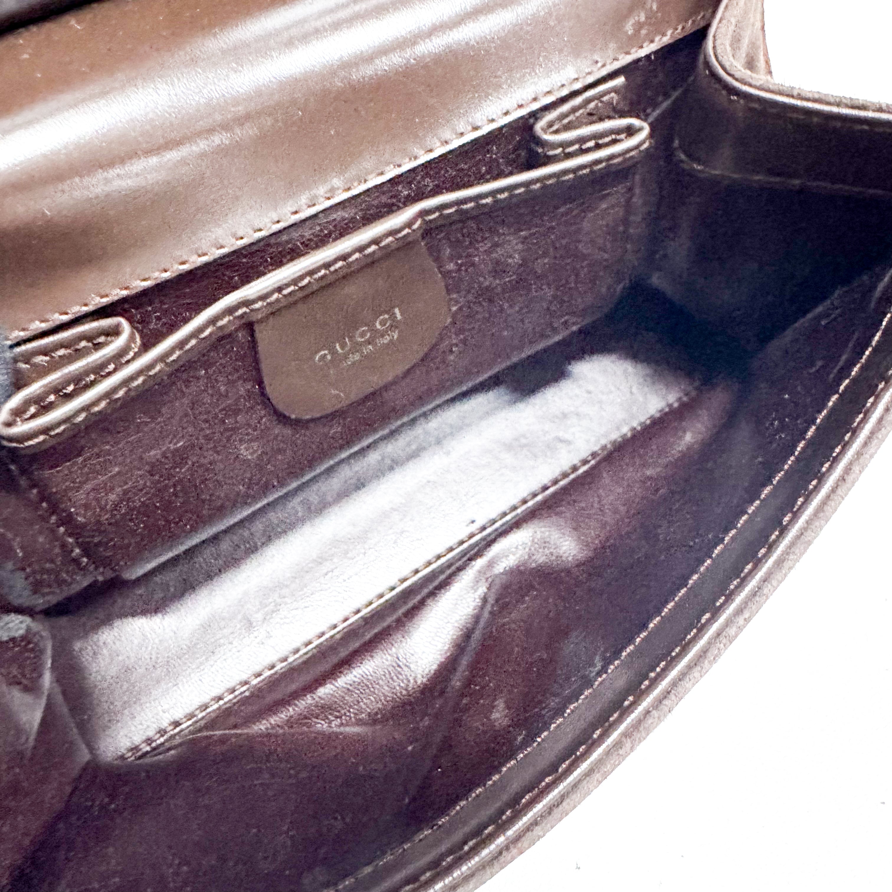 Small Brown Suede Shoulder Bag