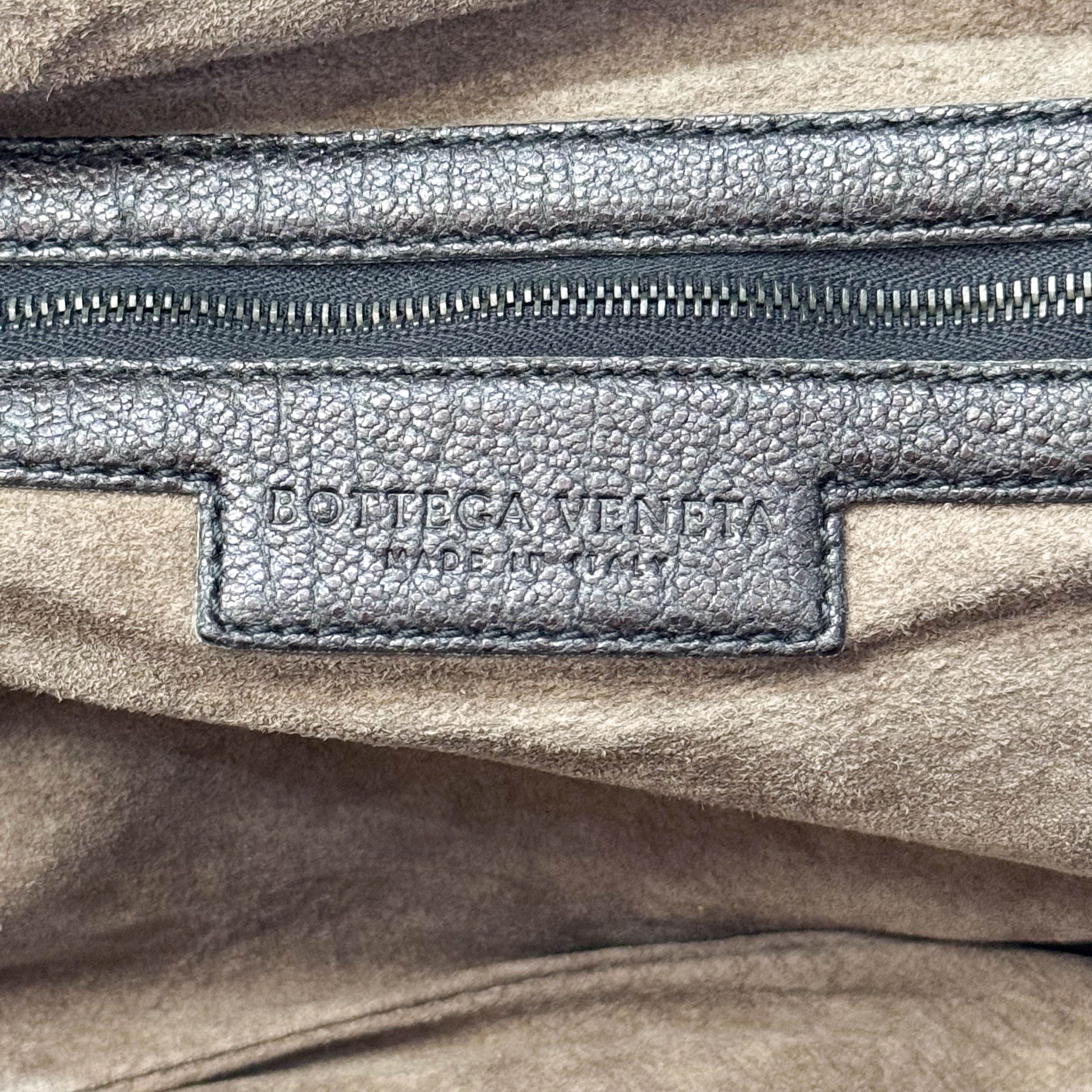 Black Leather Boston Bag